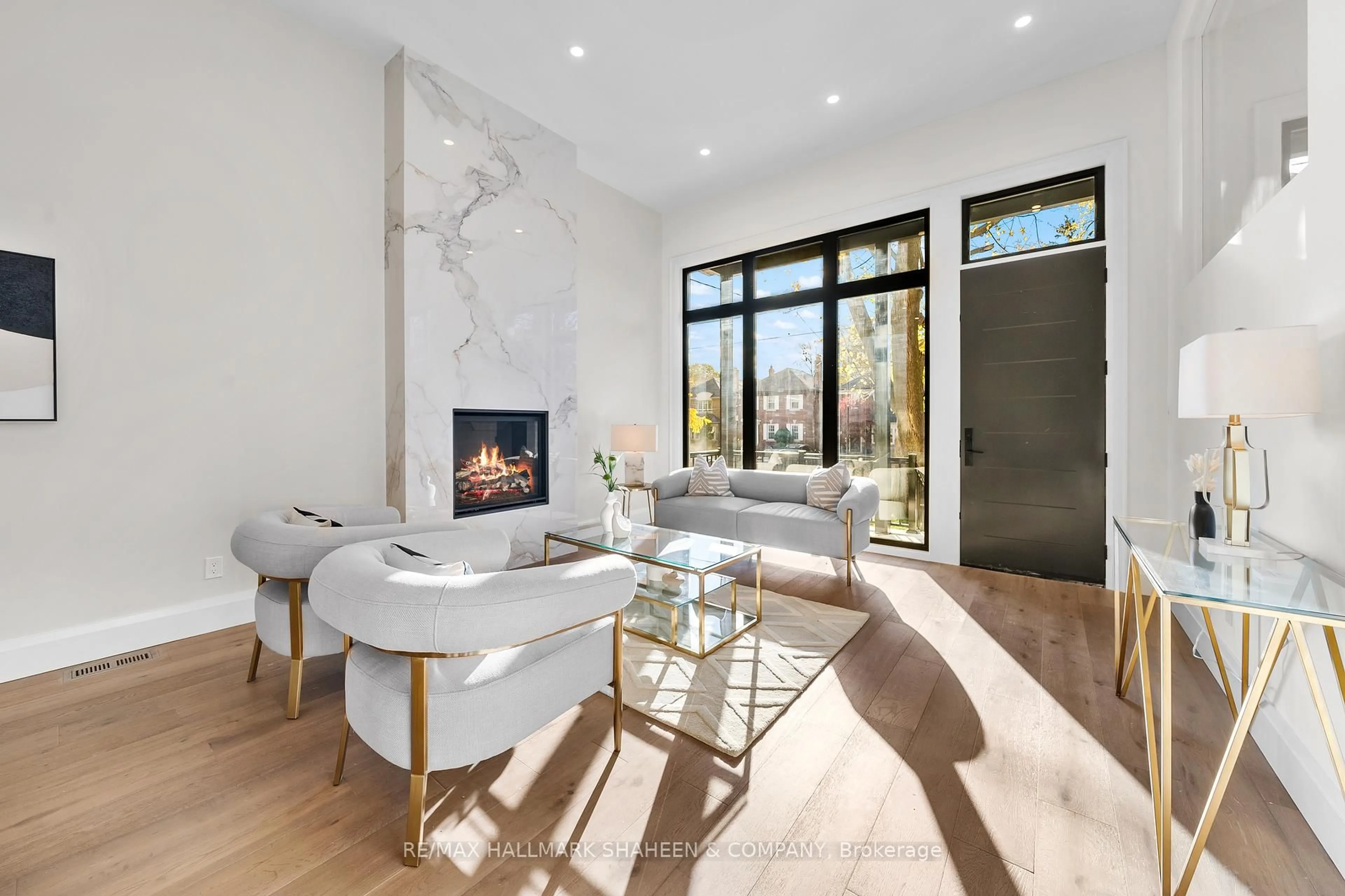 Living room with furniture, unknown for 66 Parkhurst Blvd, Toronto Ontario M4G 2E2