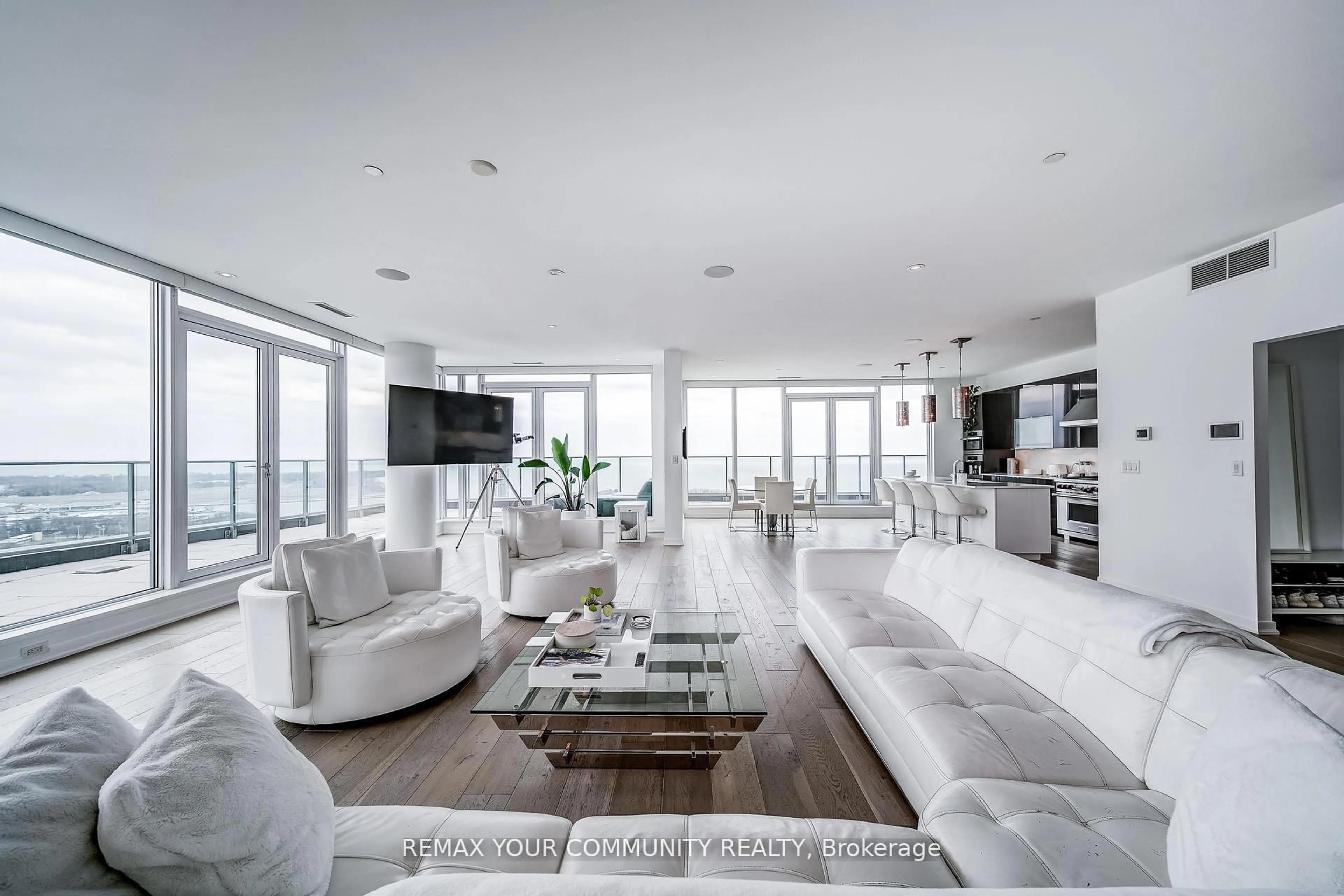 Living room with furniture, unknown for 150 East Liberty St #PH2, Toronto Ontario M6K 3R5