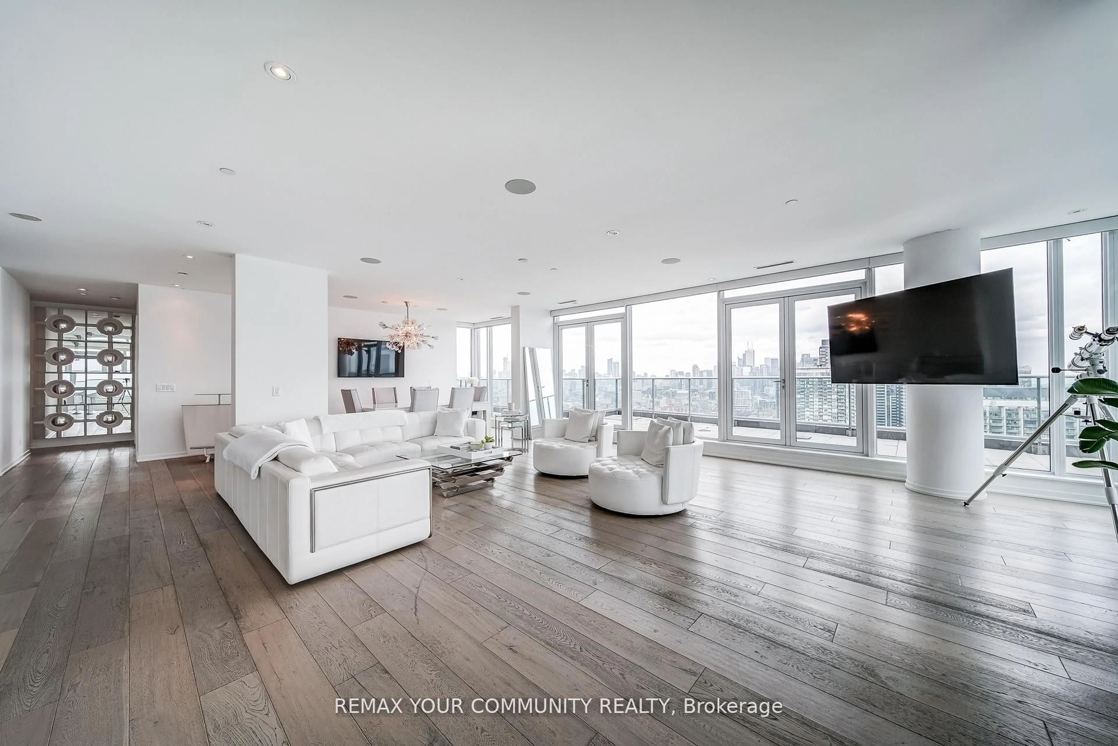 Living room with furniture, unknown for 150 East Liberty St #PH2, Toronto Ontario M6K 3R5