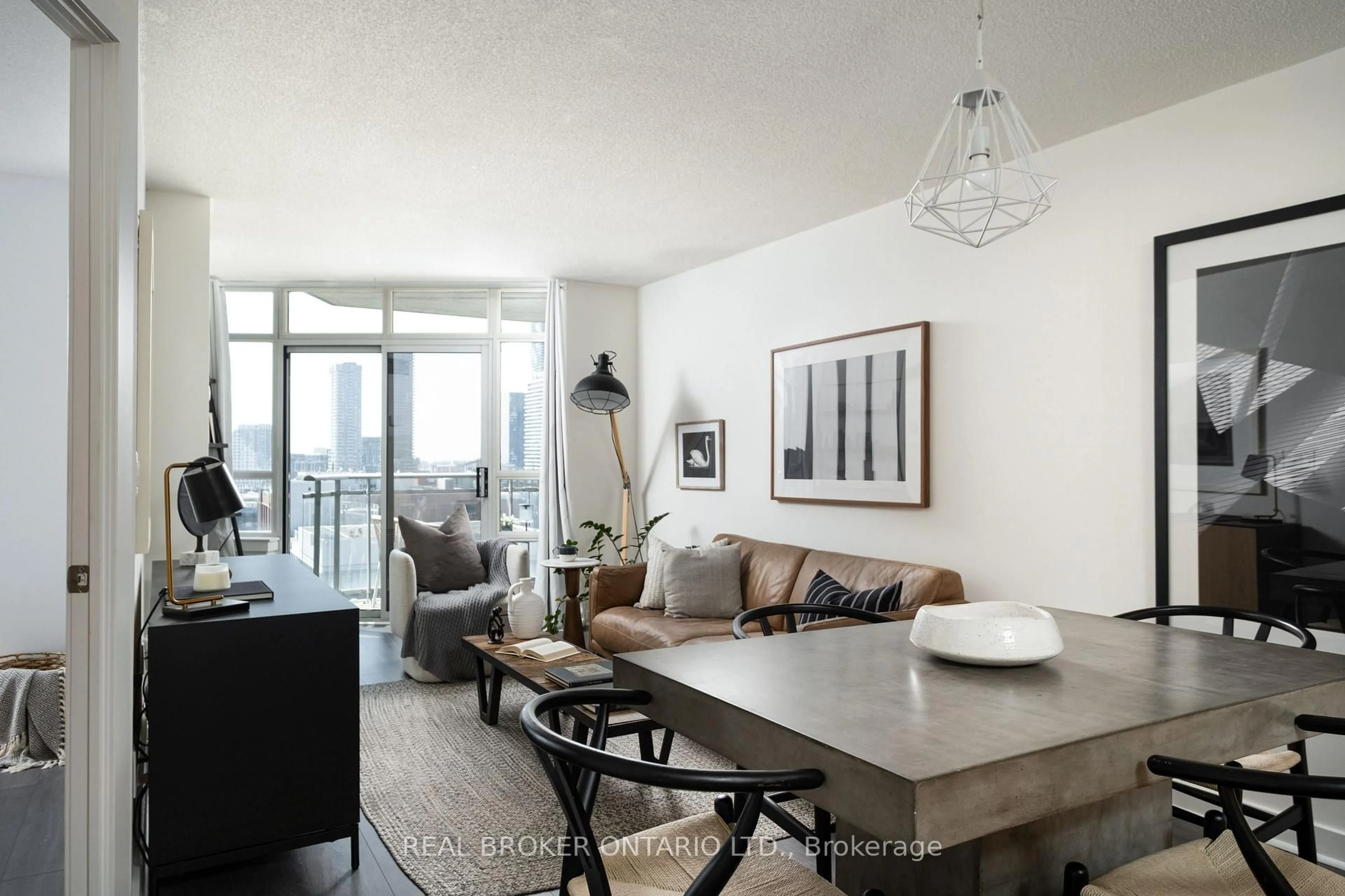 Living room with furniture, unknown for 255 Richmond St #1416, Toronto Ontario M5A 4T7