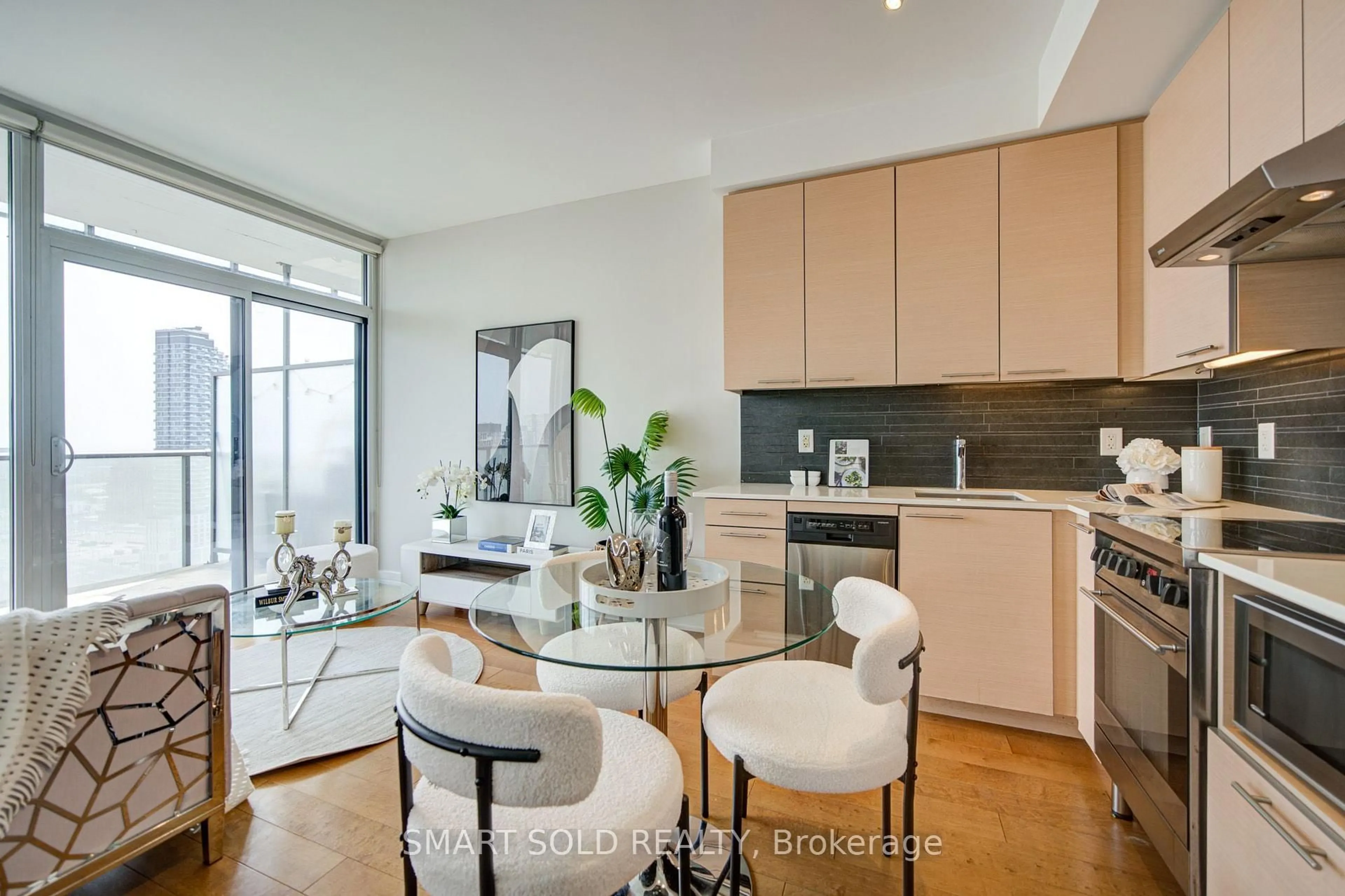Open concept kitchen, unknown for 1 Market St #2608, Toronto Ontario M5E 0A2