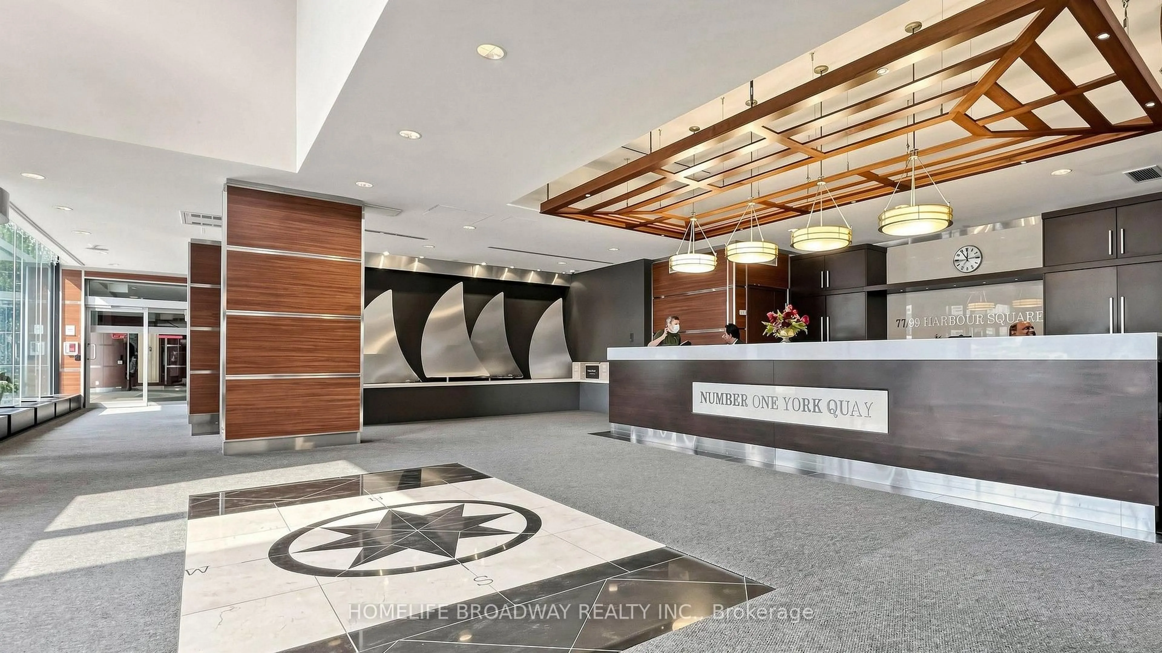 Lobby for 77 Harbour Sq #3507, Toronto Ontario M5J 2S2