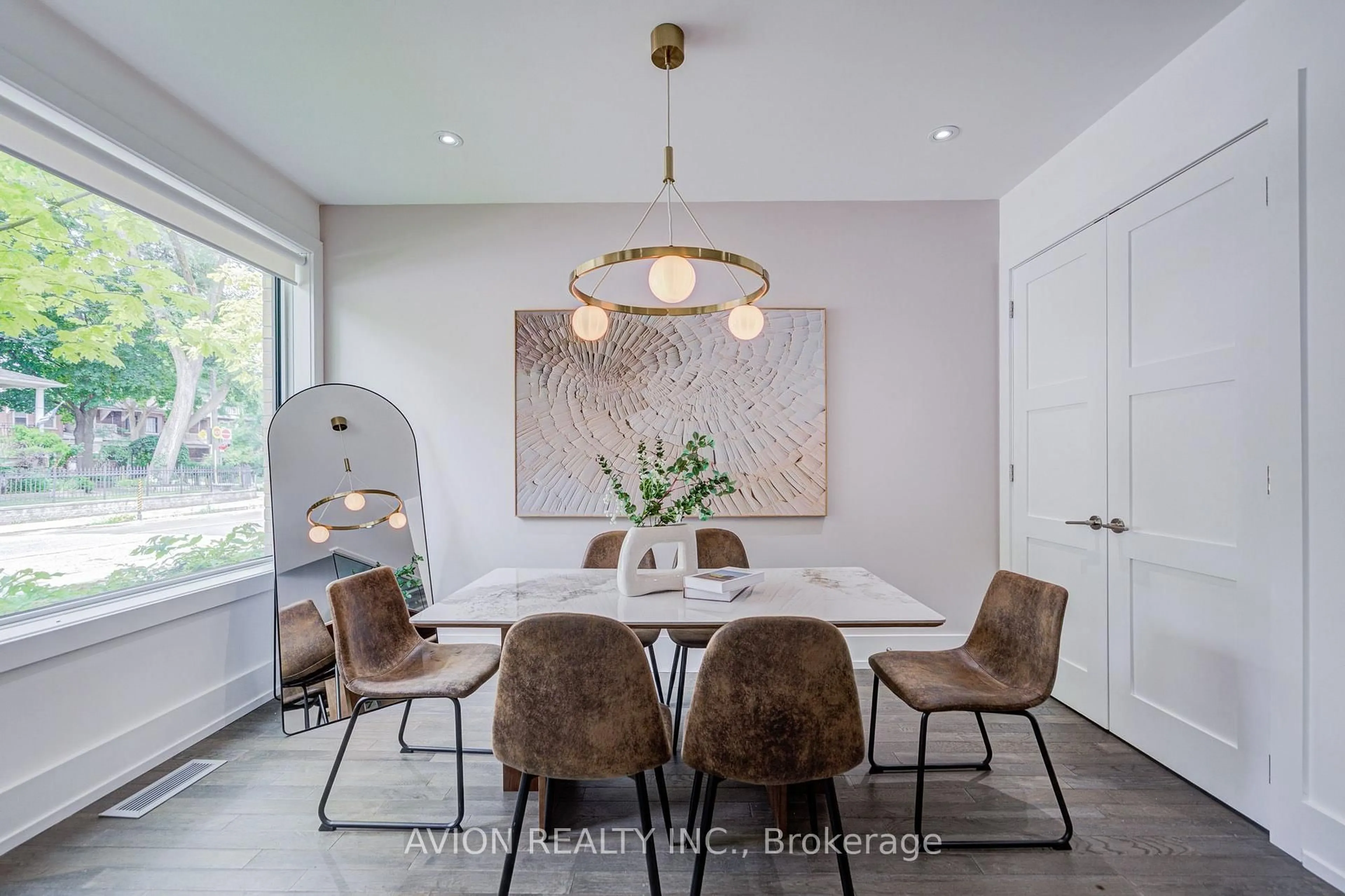 Dining room, ceramic/tile floor for 7A Sylvan Ave, Toronto Ontario M6H 0C4