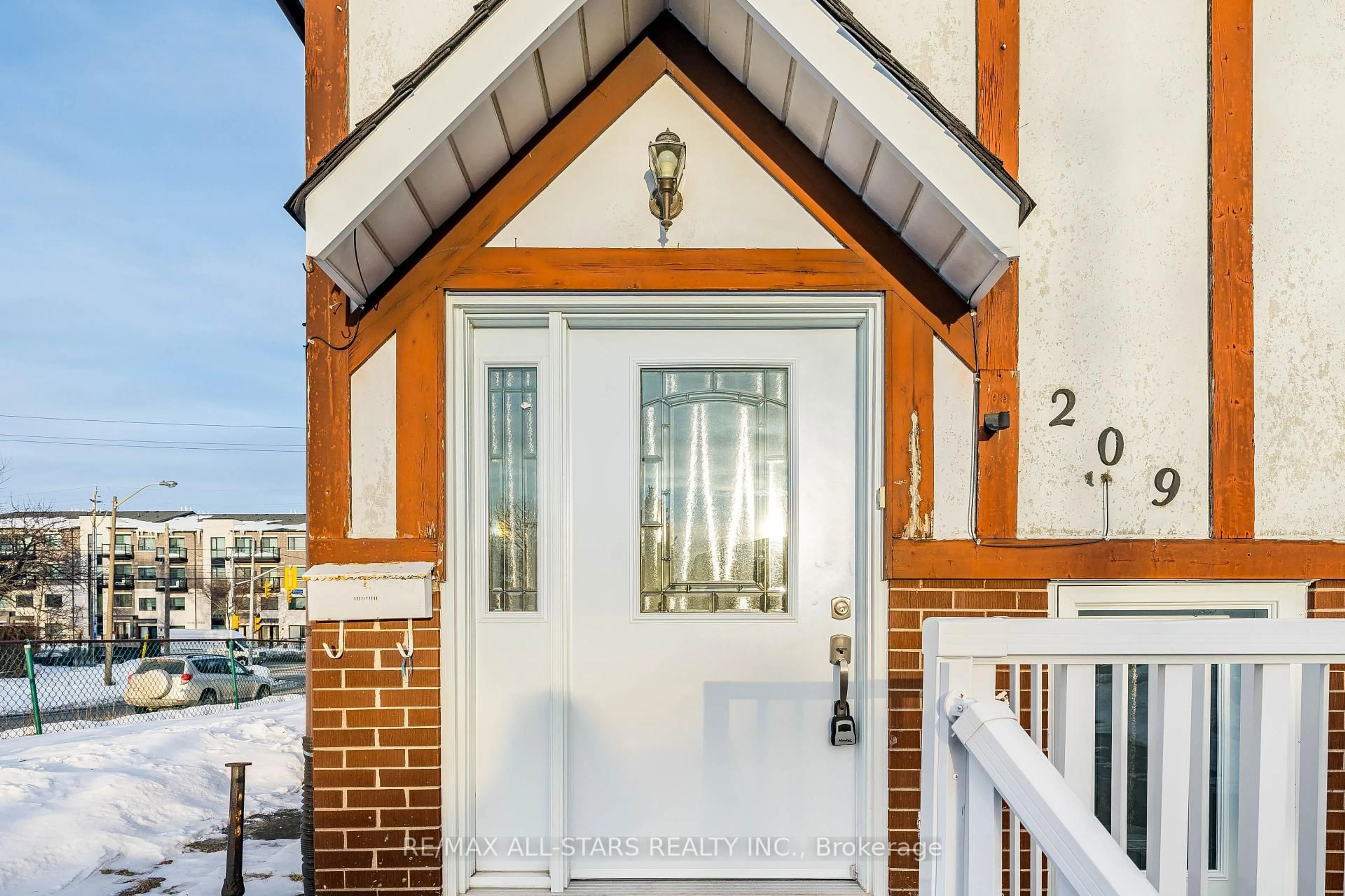 Home with brick exterior material, street for 209 Apache Tr, Toronto Ontario M2H 2J3