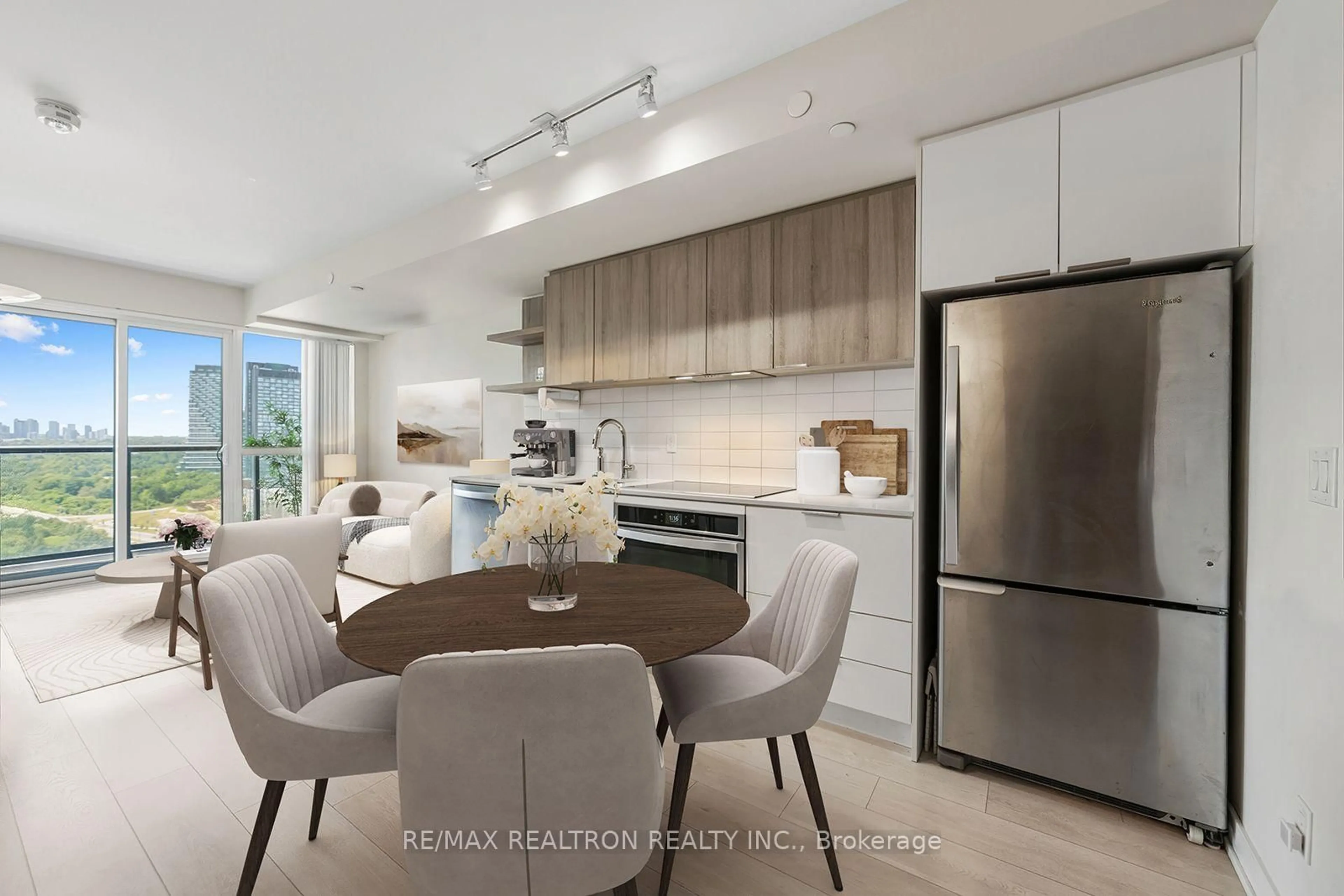Open concept kitchen, unknown for 6 Sonic Way #N2010, Toronto Ontario M3C 0P1