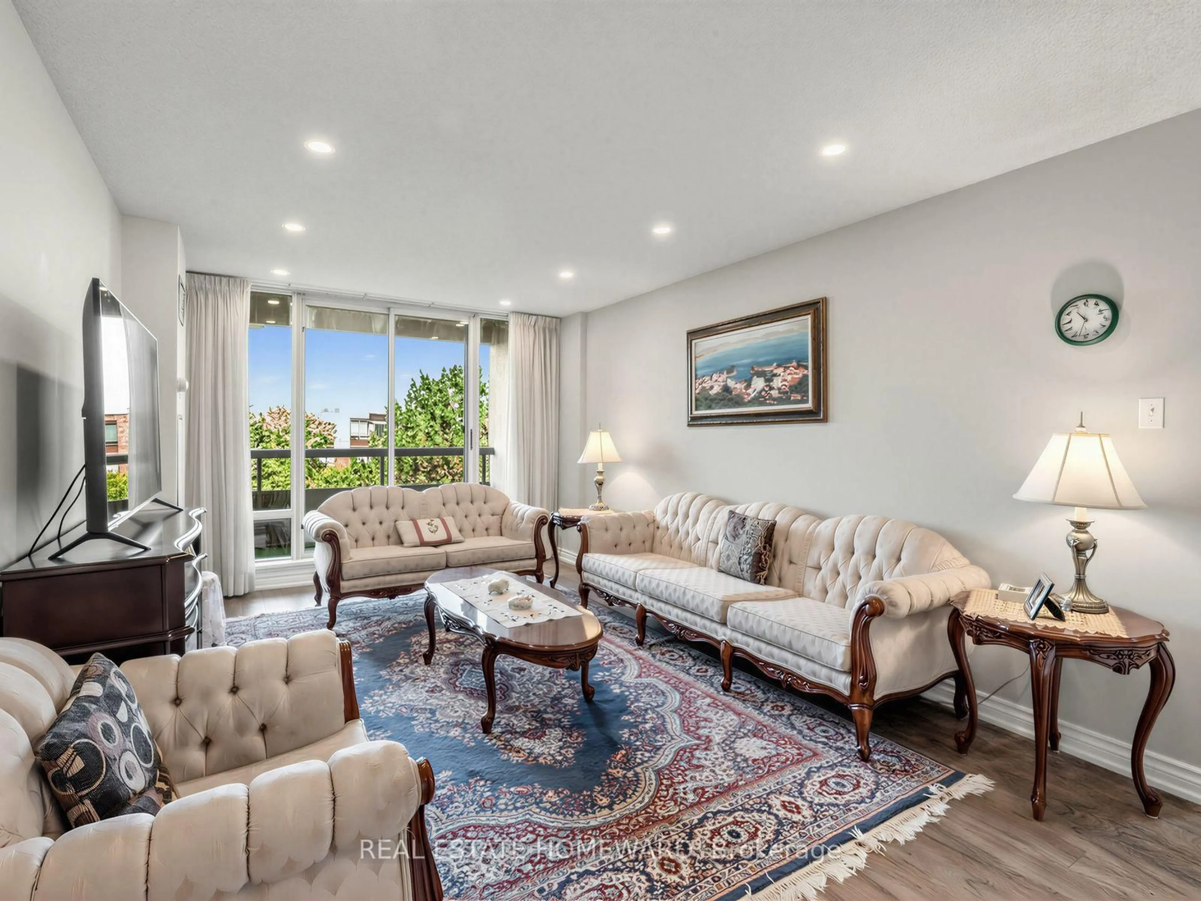Living room with furniture, unknown for 1210 Don Mills Rd #619, Toronto Ontario M3B 3N9