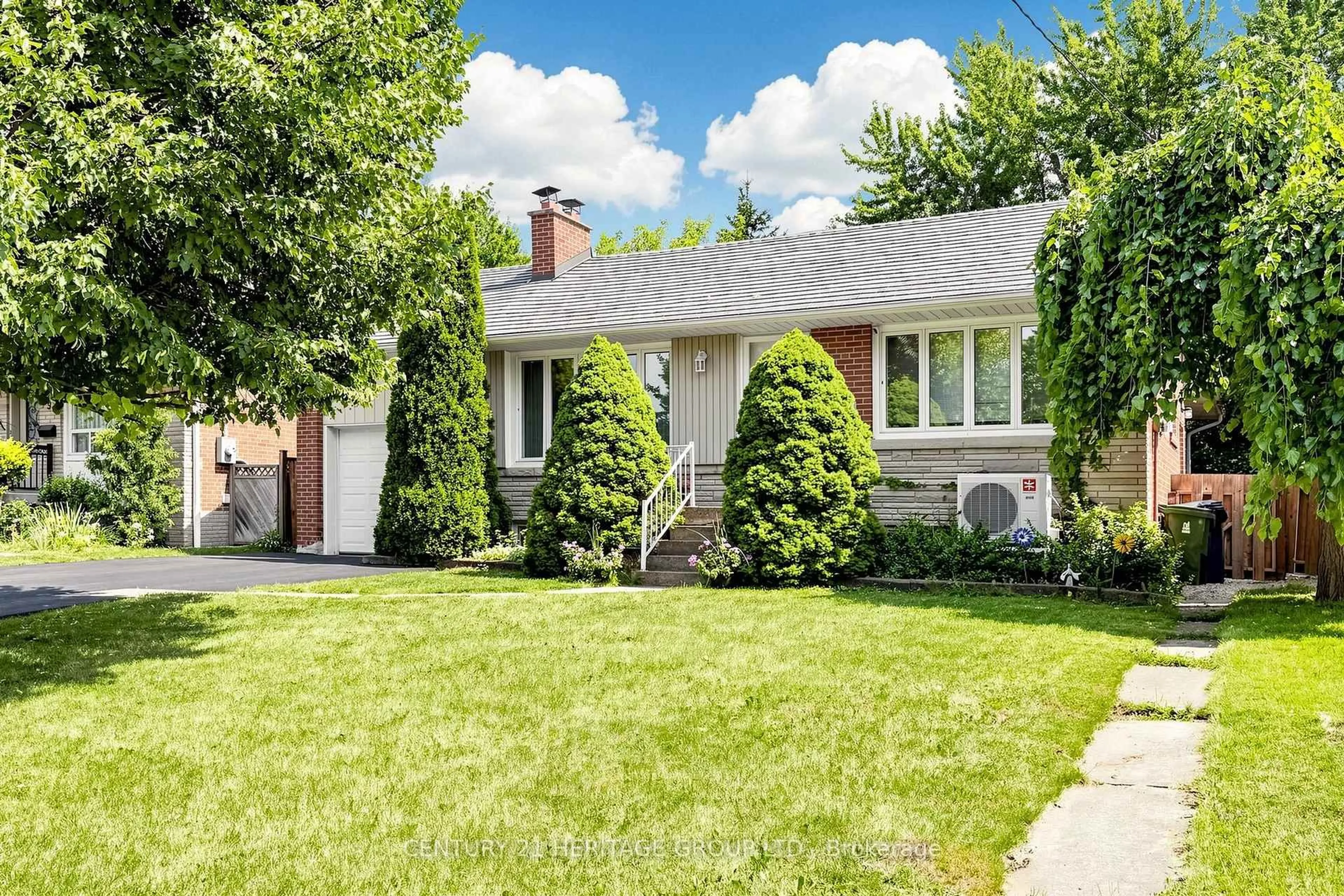 Home with brick exterior material, street for 11 Elynhill Dr, Toronto Ontario M2R 1C5