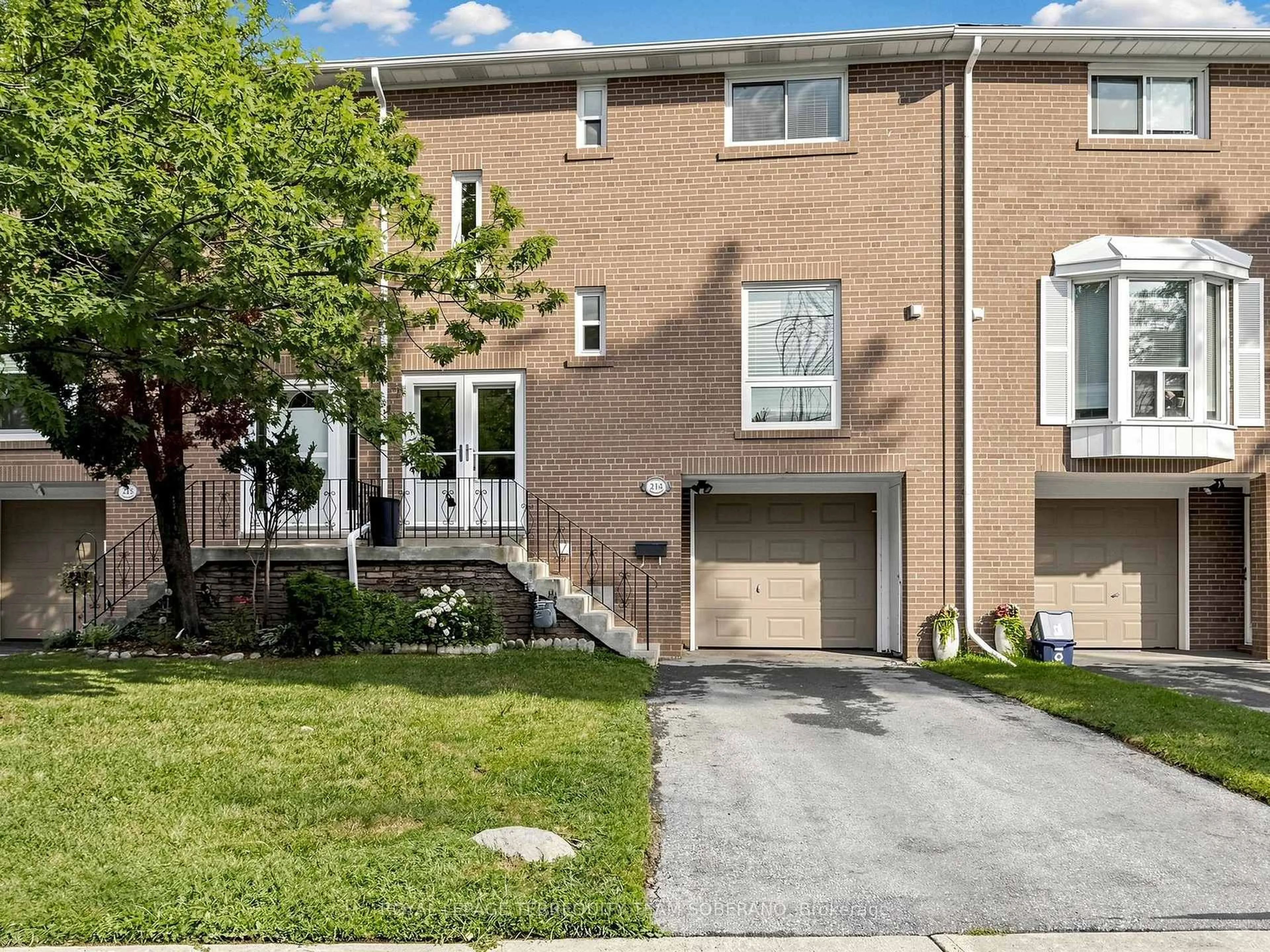 Home with brick exterior material, street for 55 Rameau Dr #214, Toronto Ontario M2H 1T6