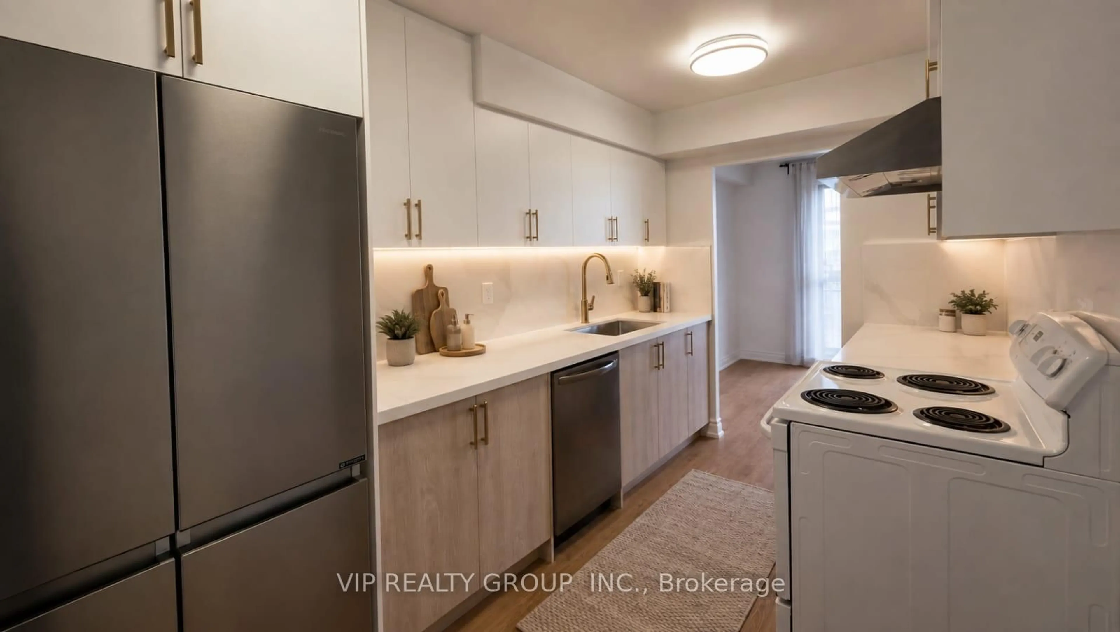 Standard kitchen, ceramic/tile floor for 350 Seneca Hill Dr #1611, Toronto Ontario M2J 4S7