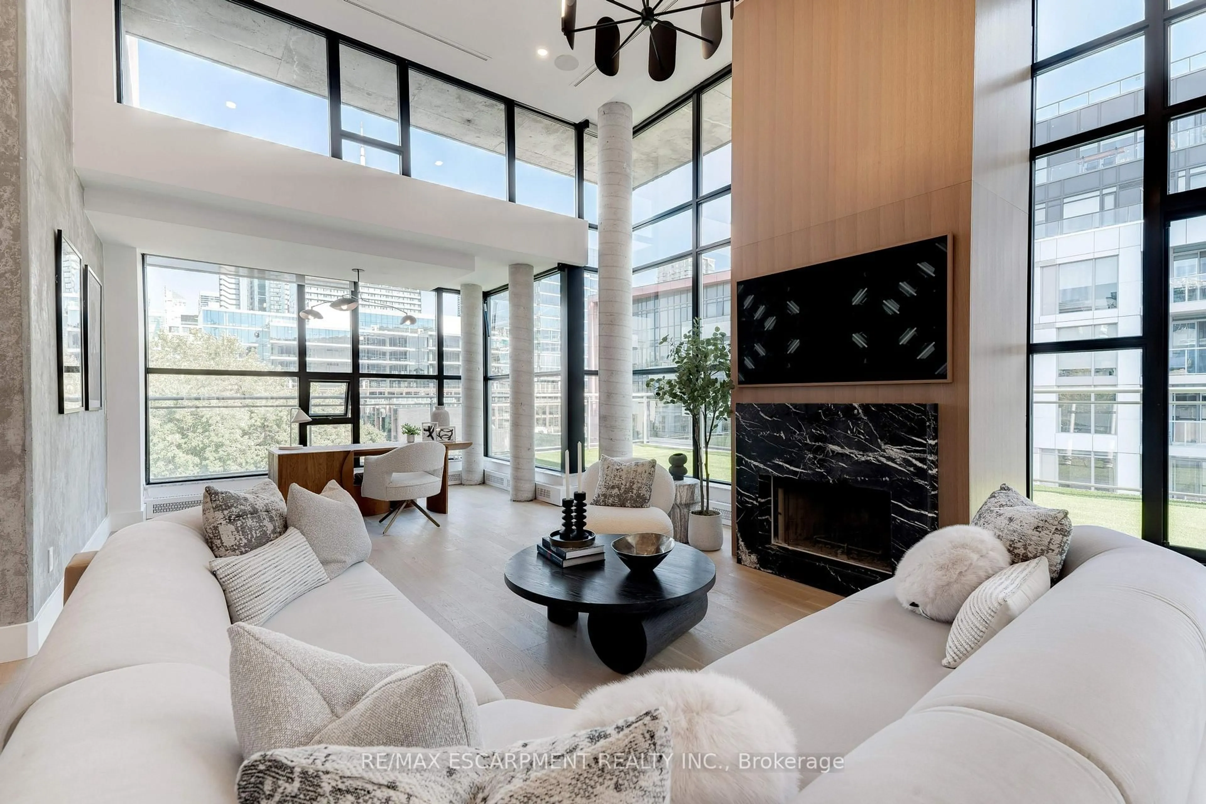 Living room with furniture, unknown for 20 Niagara St #PH1, Toronto Ontario M5V 3L8