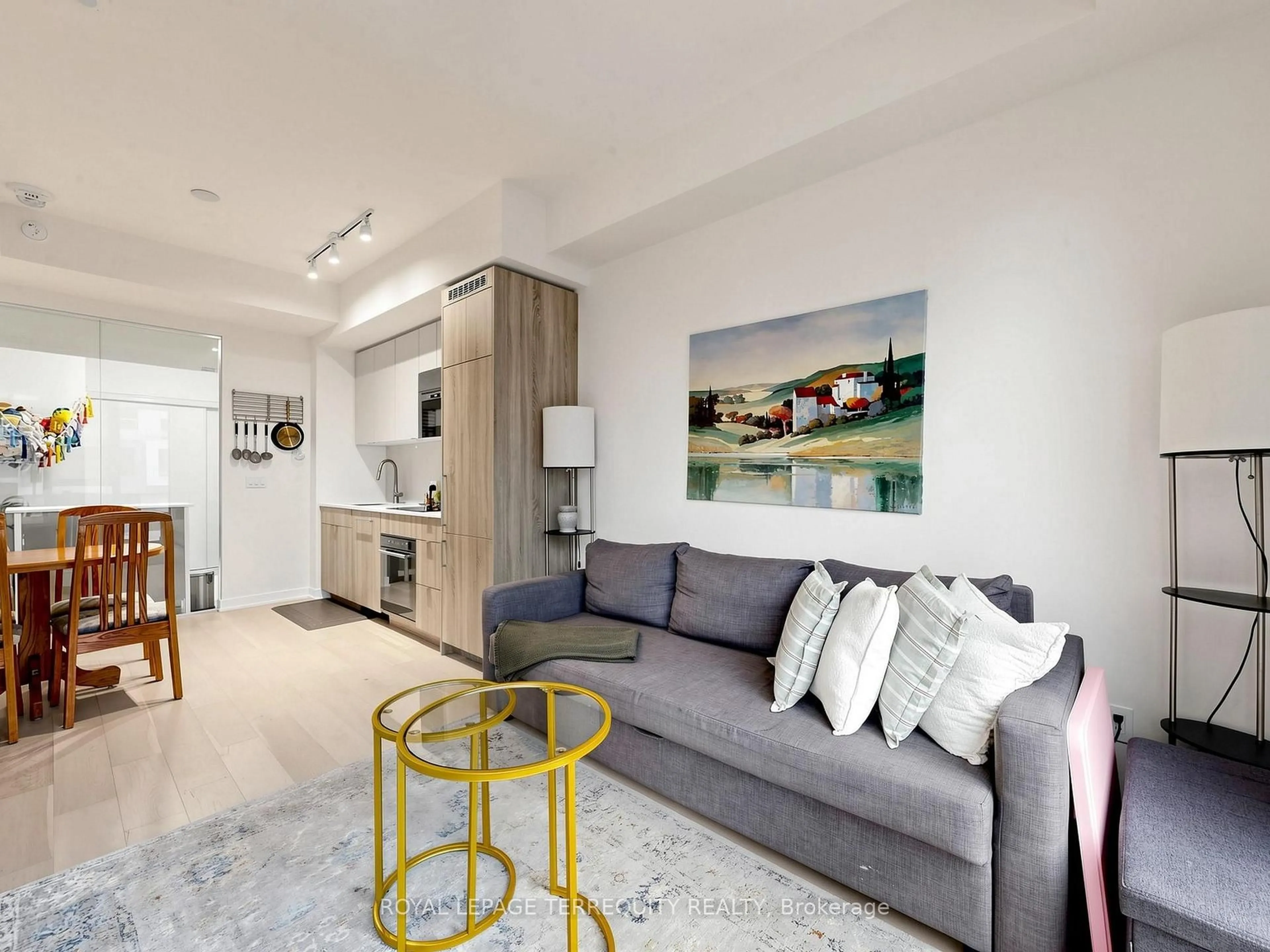 Living room with furniture, unknown for 840 St Clair Ave #612, Toronto Ontario M6C 0A4