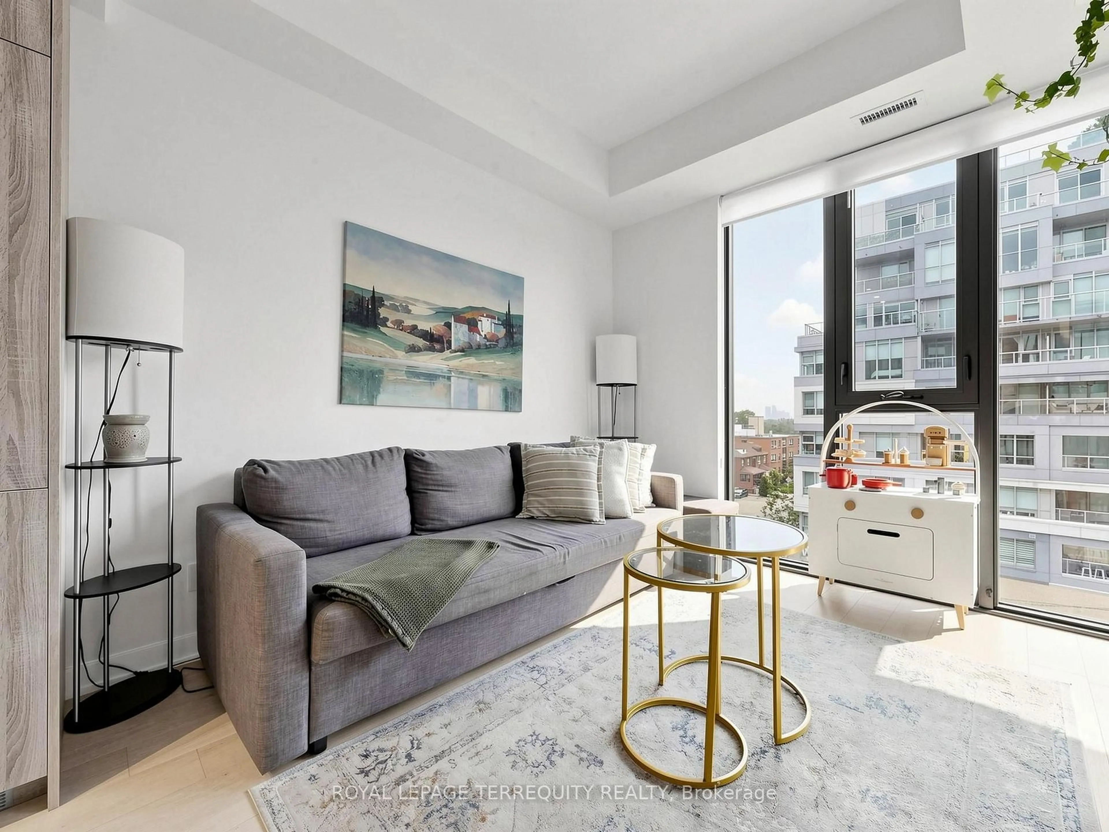 Living room with furniture, unknown for 840 St Clair Ave #612, Toronto Ontario M6C 0A4
