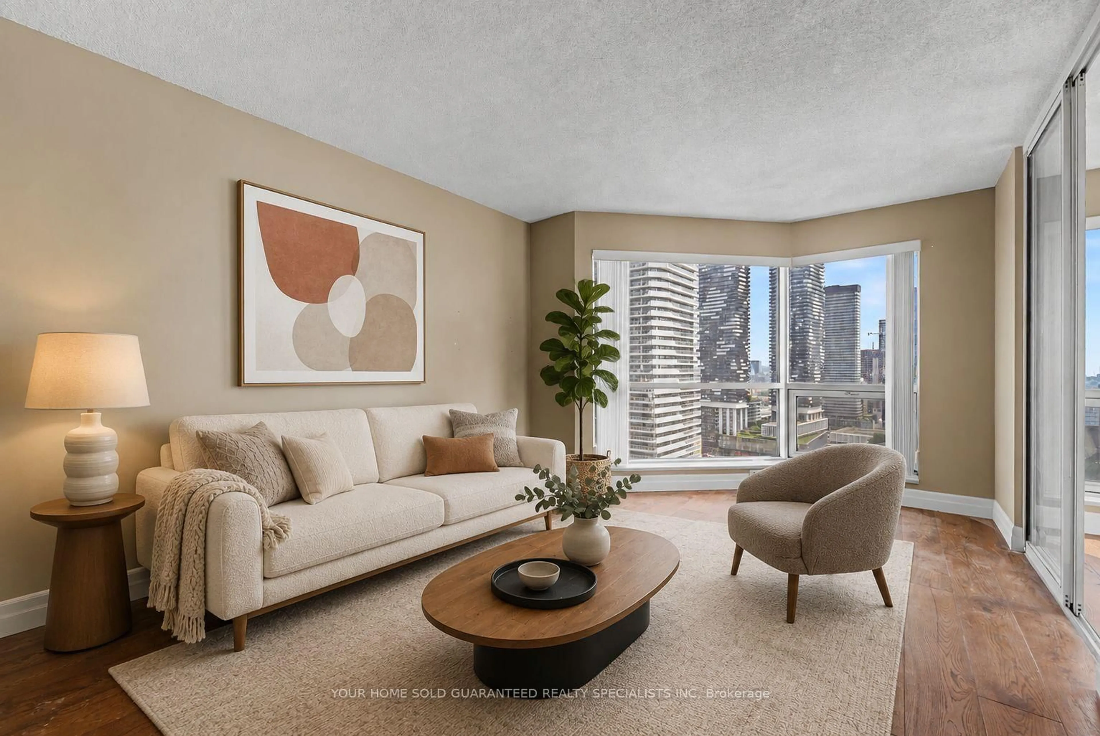 Living room with furniture, unknown for 10 Yonge St #2610, Toronto Ontario M5E 1R4