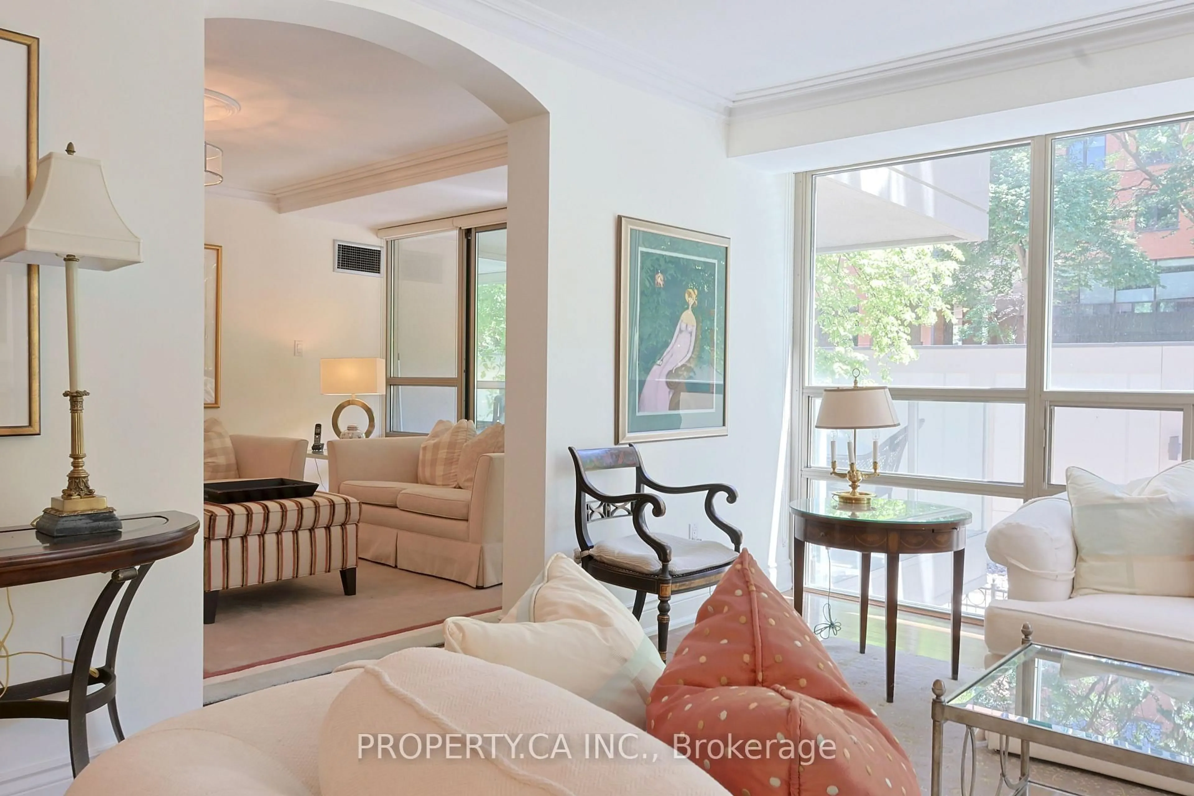 Living room with furniture, unknown for 18 Lower Village Gate #203, Toronto Ontario M5P 3M1
