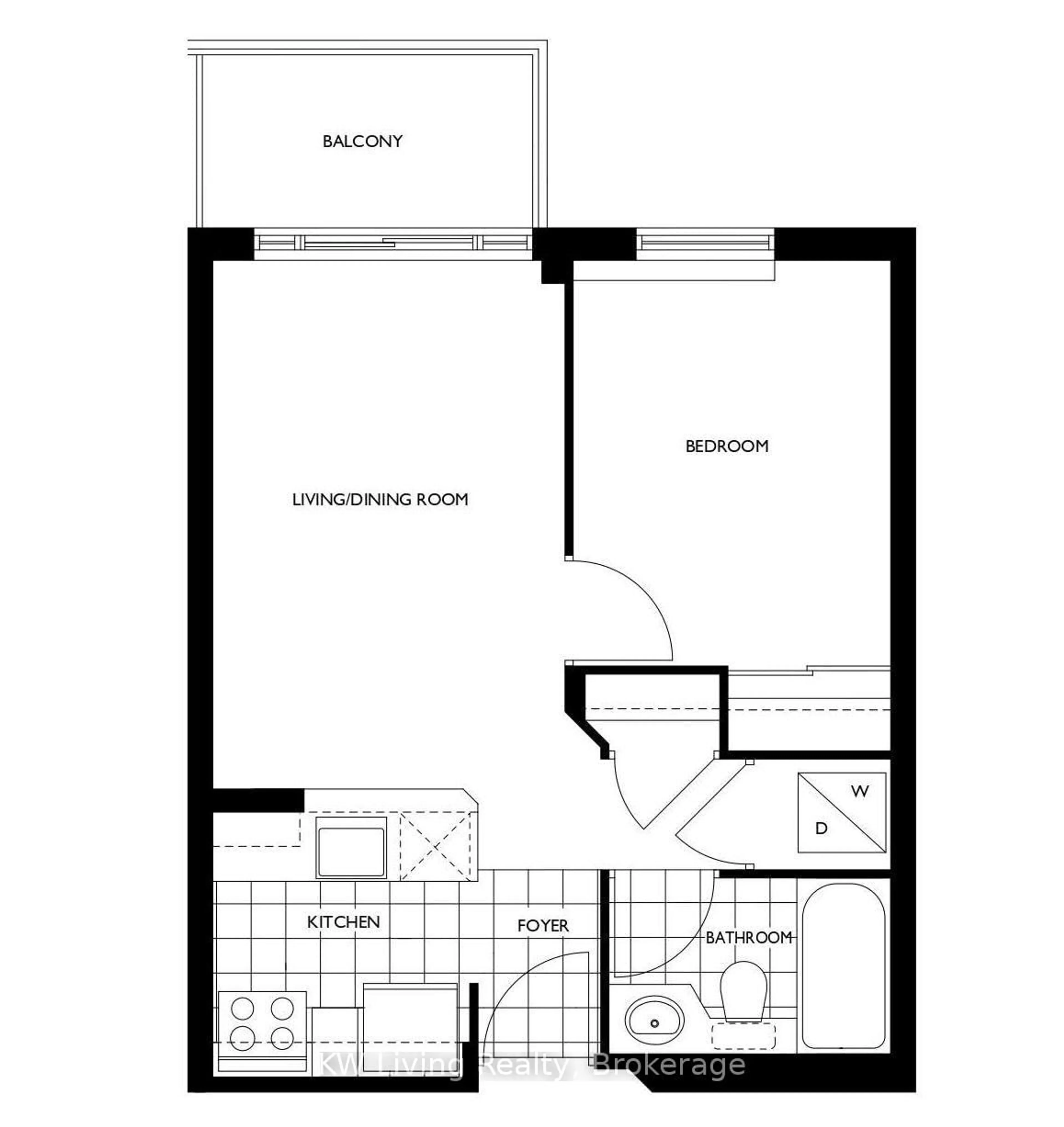 Floor plan for 155 Beecroft Rd #2910, Toronto Ontario M2N 7C6