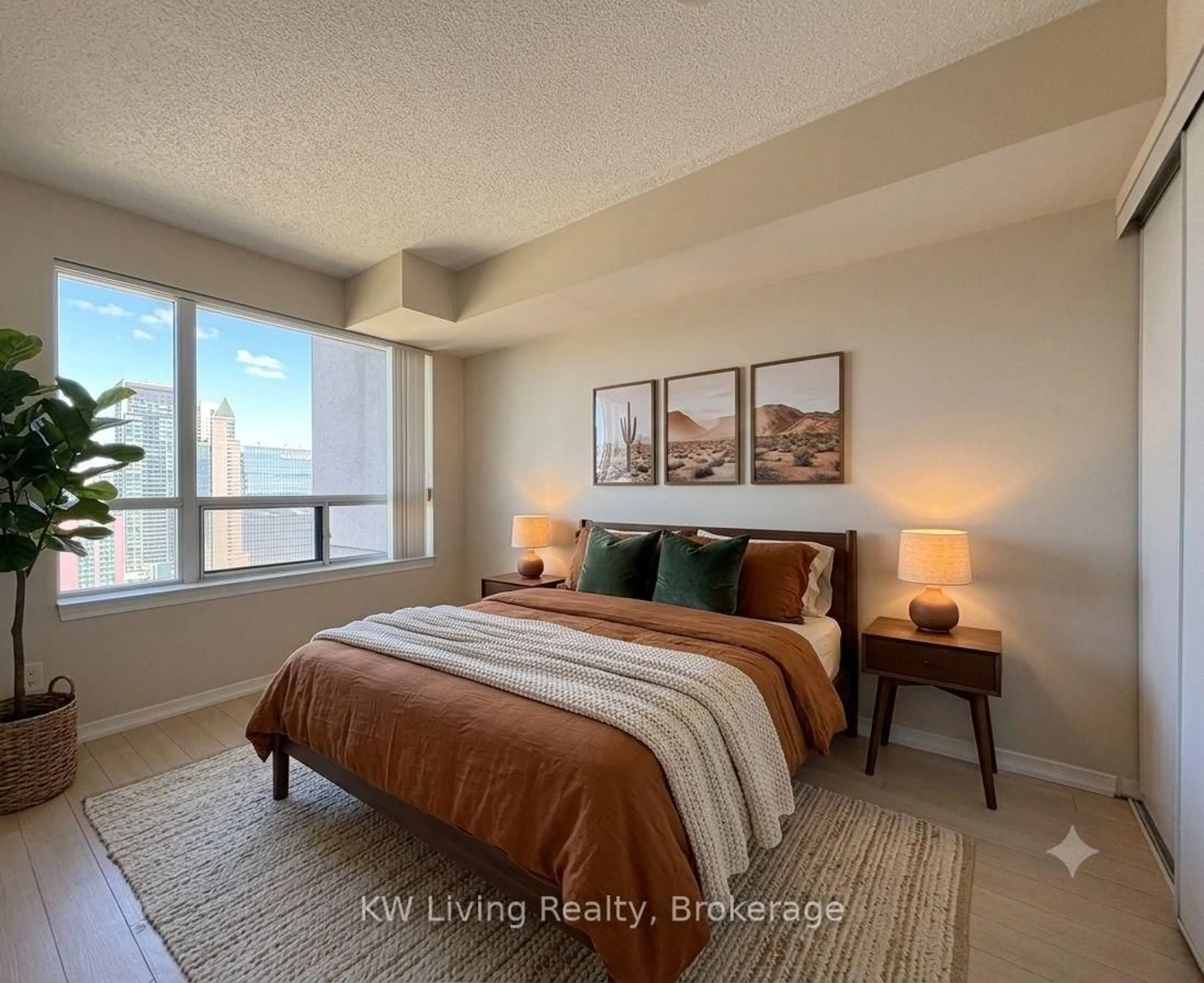 Bedroom with bed, unknown for 155 Beecroft Rd #2910, Toronto Ontario M2N 7C6