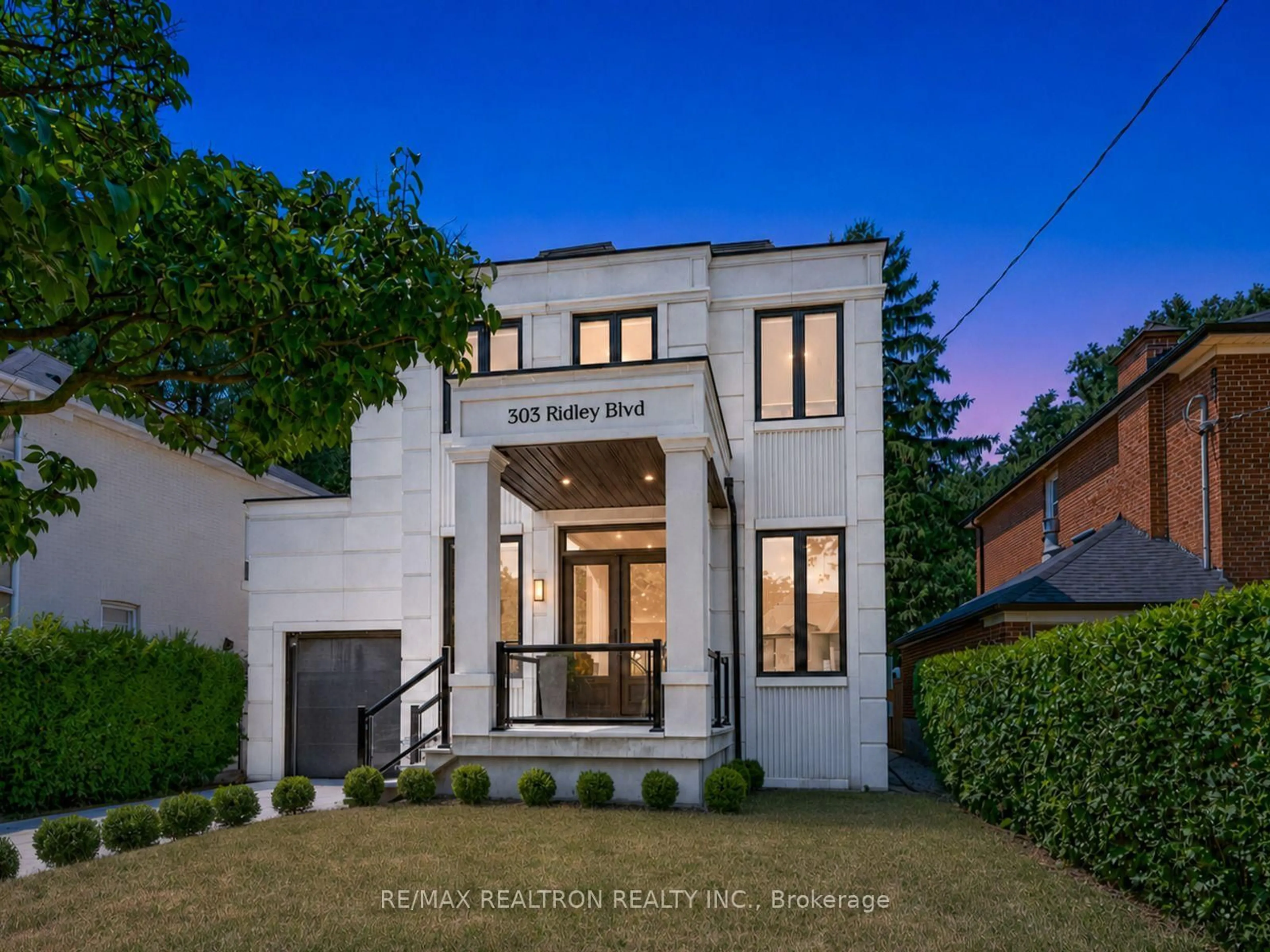 Home with brick exterior material, street for 303 Ridley Blvd, Toronto Ontario M3H 1K8
