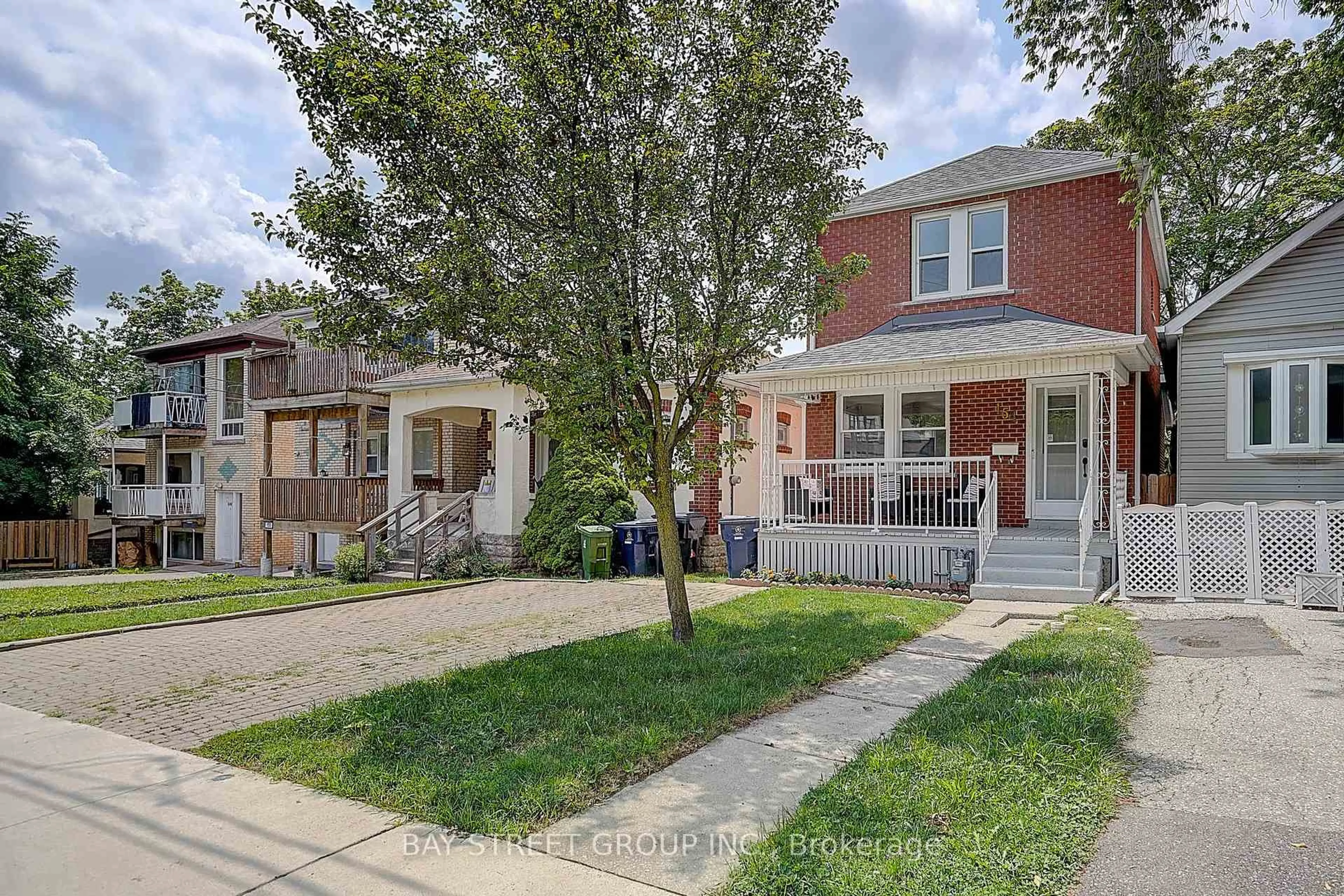 Home with brick exterior material, street for 154 Alameda Ave, Toronto Ontario M6C 3X2