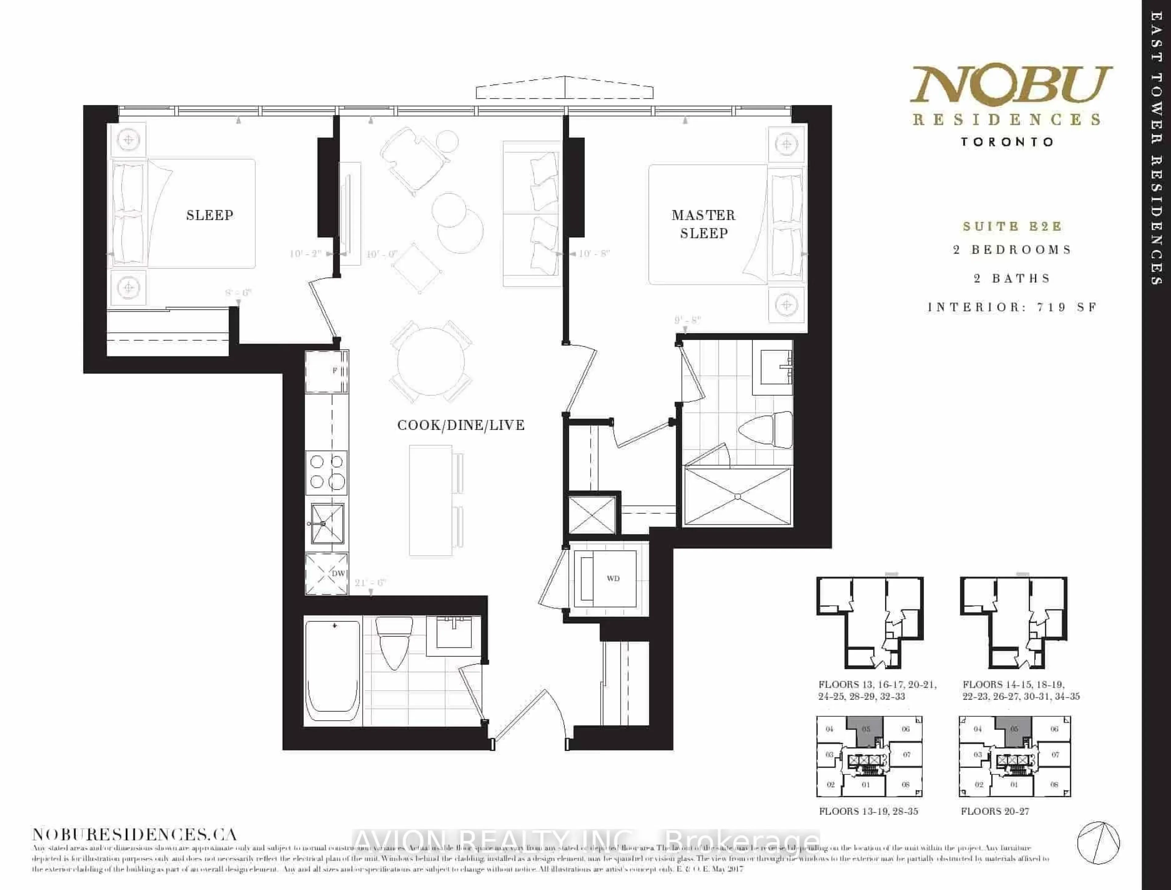 Floor plan for 15 Mercer St #1605, Toronto Ontario M5V 1H2