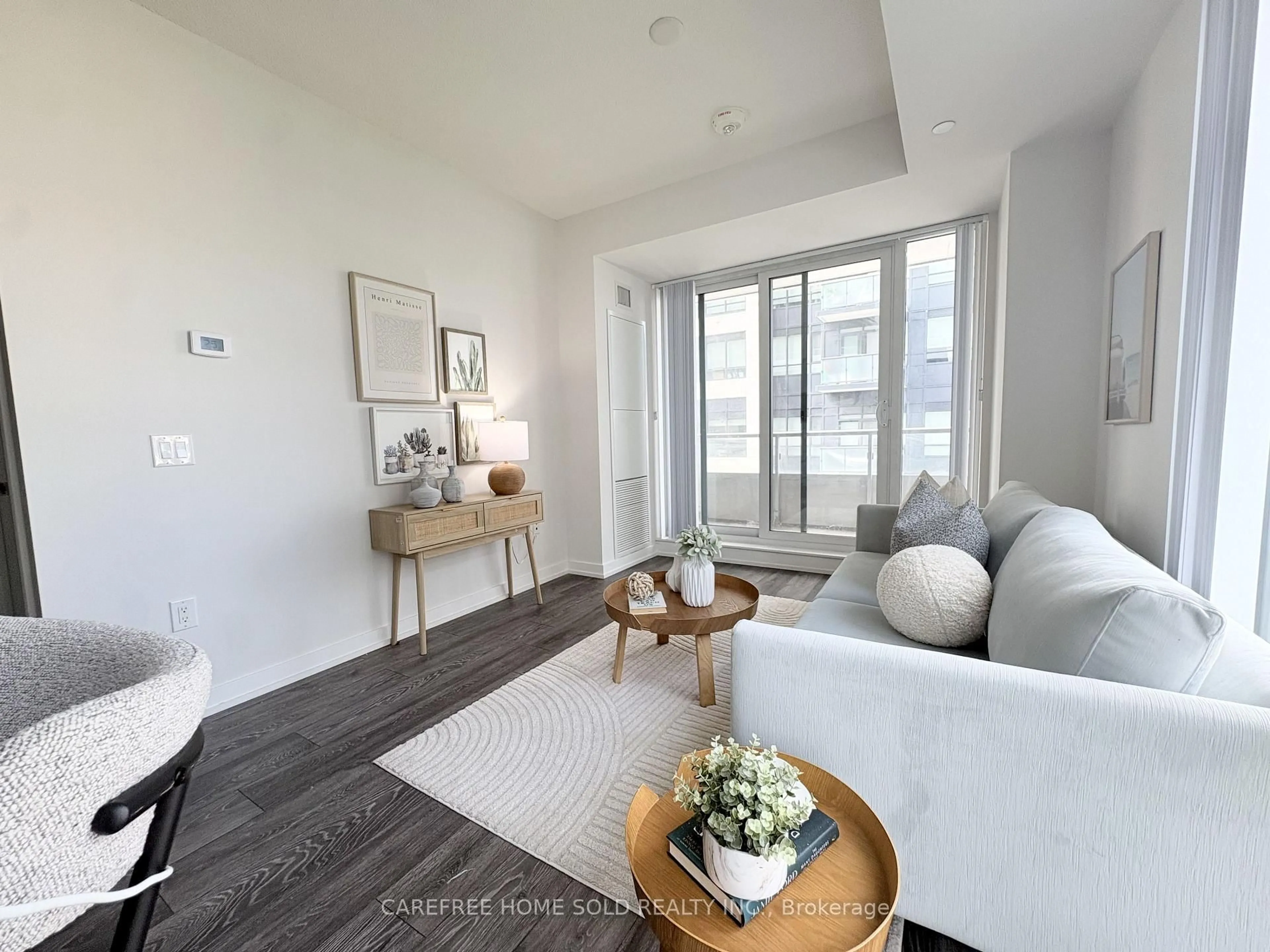 Living room with furniture, unknown for 225 Sumach St #711, Toronto Ontario M5A 0P8