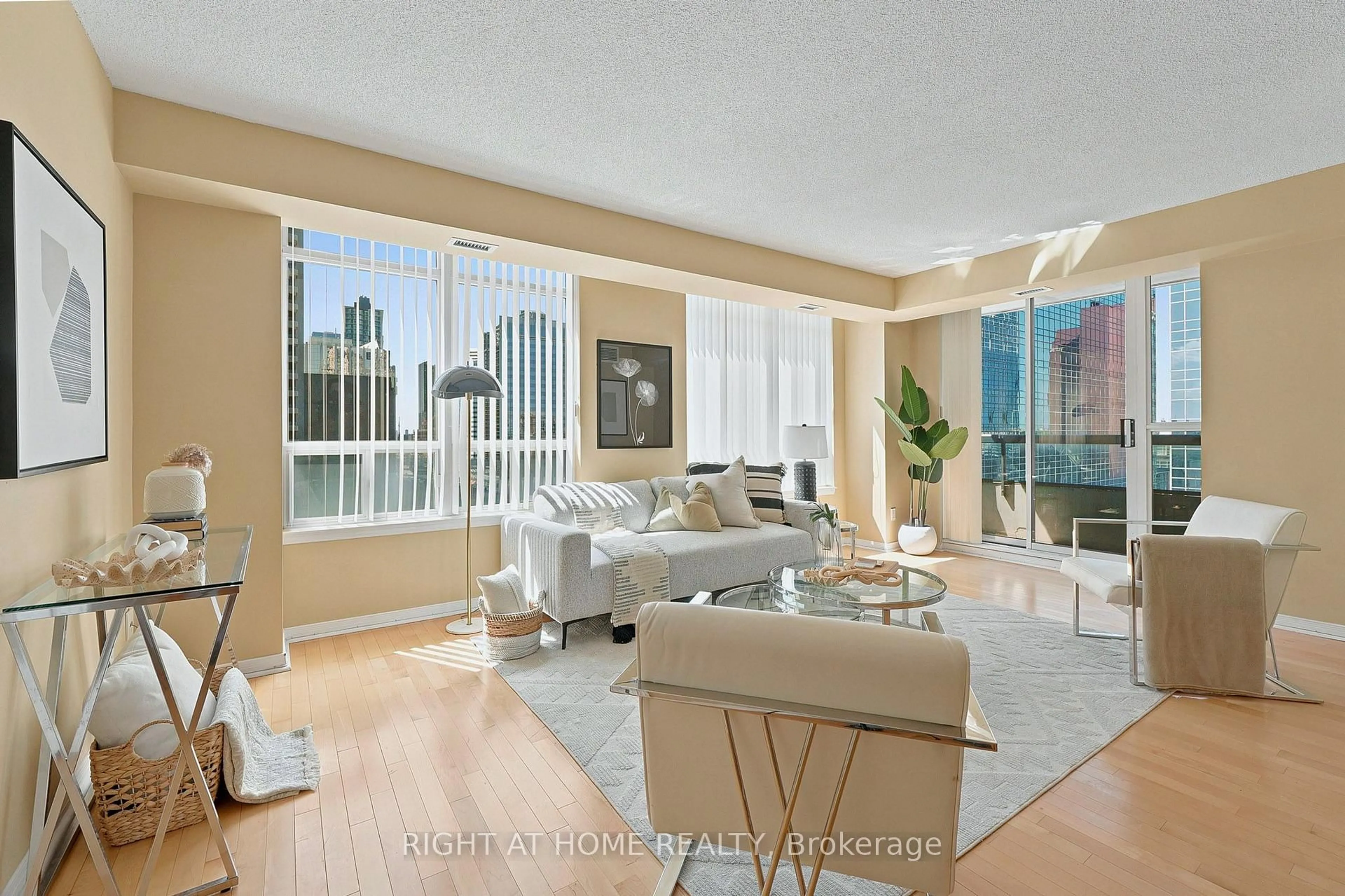 Living room with furniture, unknown for 33 Empress Ave #610, Toronto Ontario M2N 6Y7