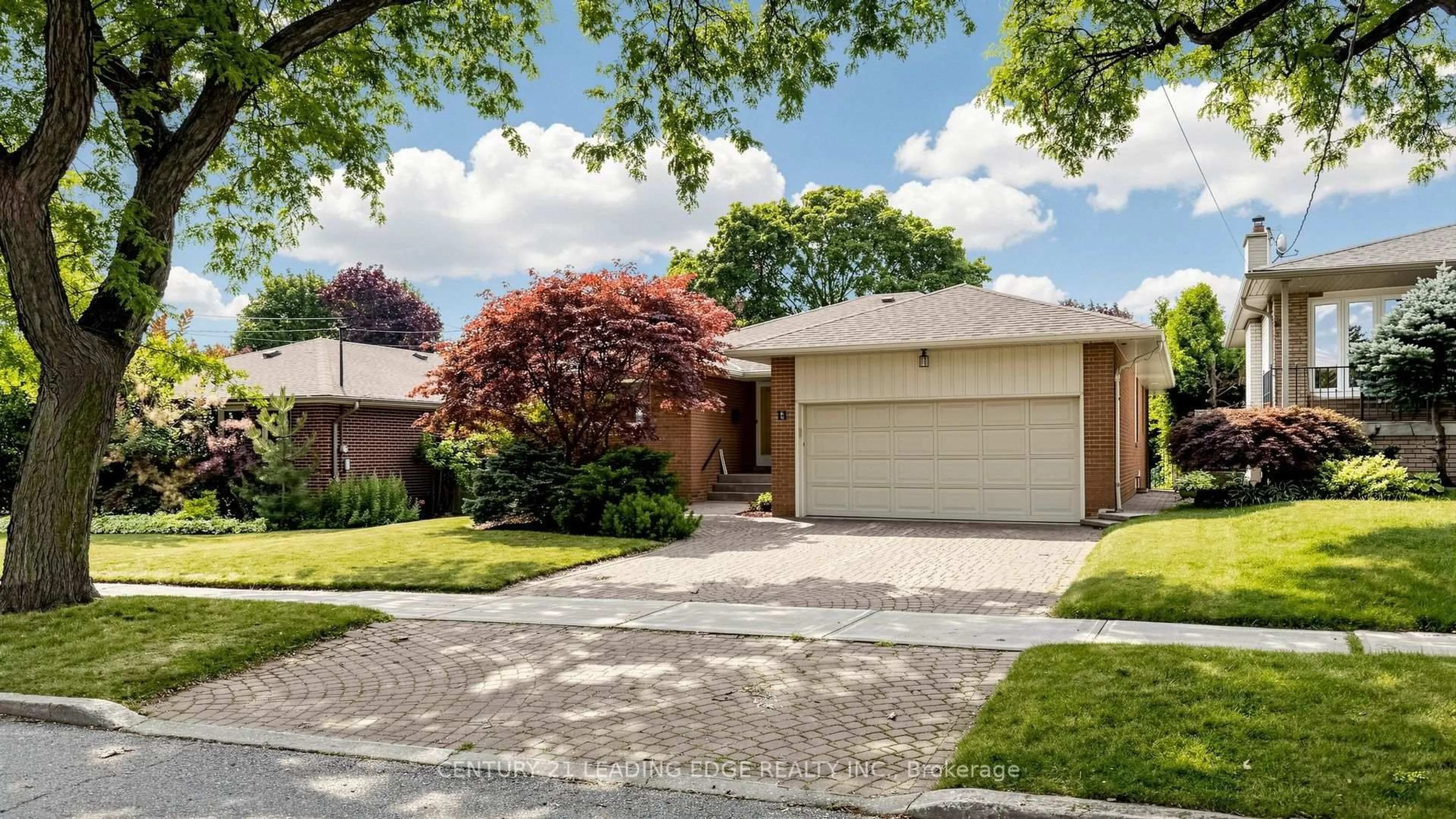 Home with brick exterior material, street for 11 Colwick Dr Dr, Toronto Ontario M2K 2G2