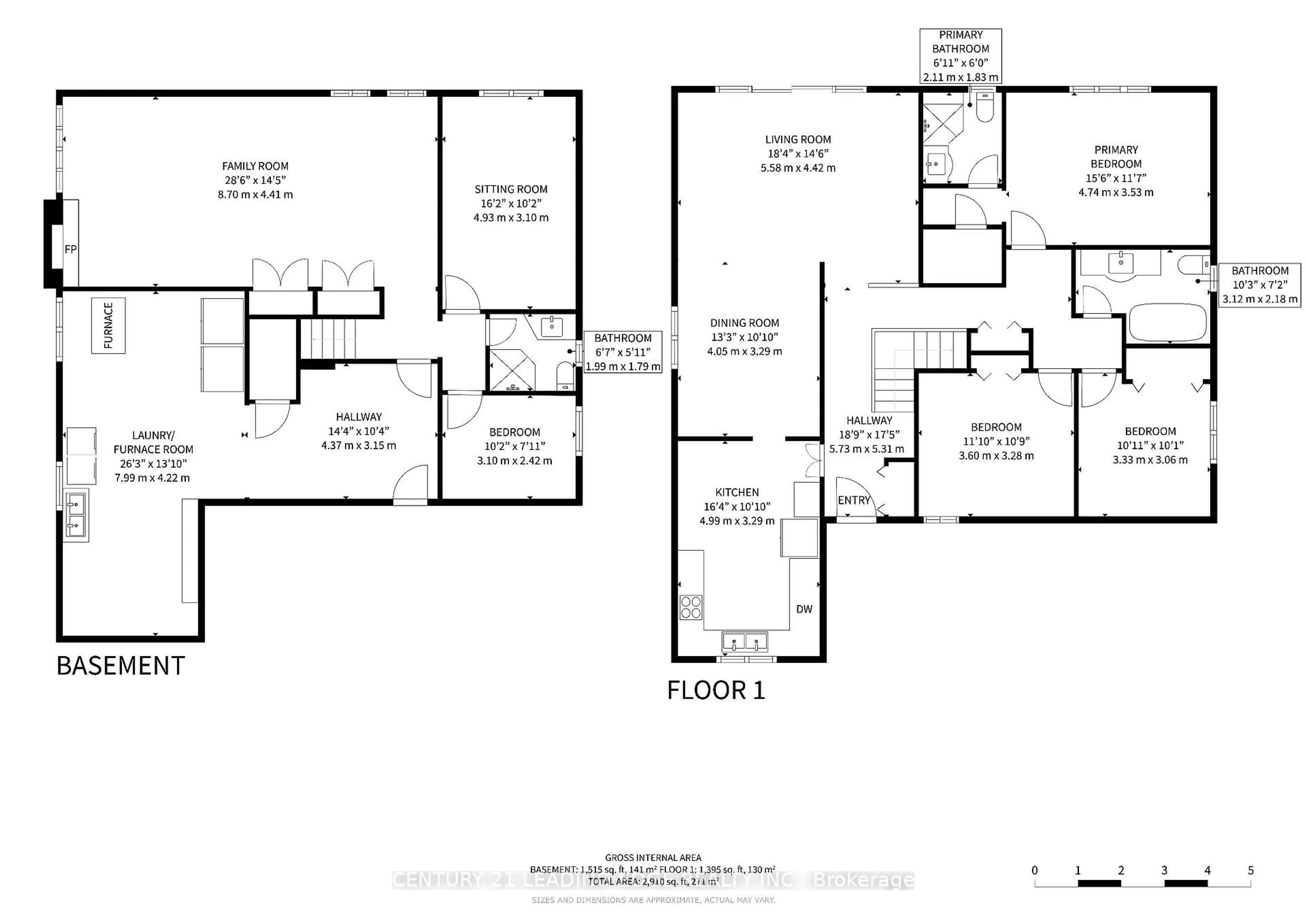 Floor plan for 11 Colwick Dr Dr, Toronto Ontario M2K 2G2