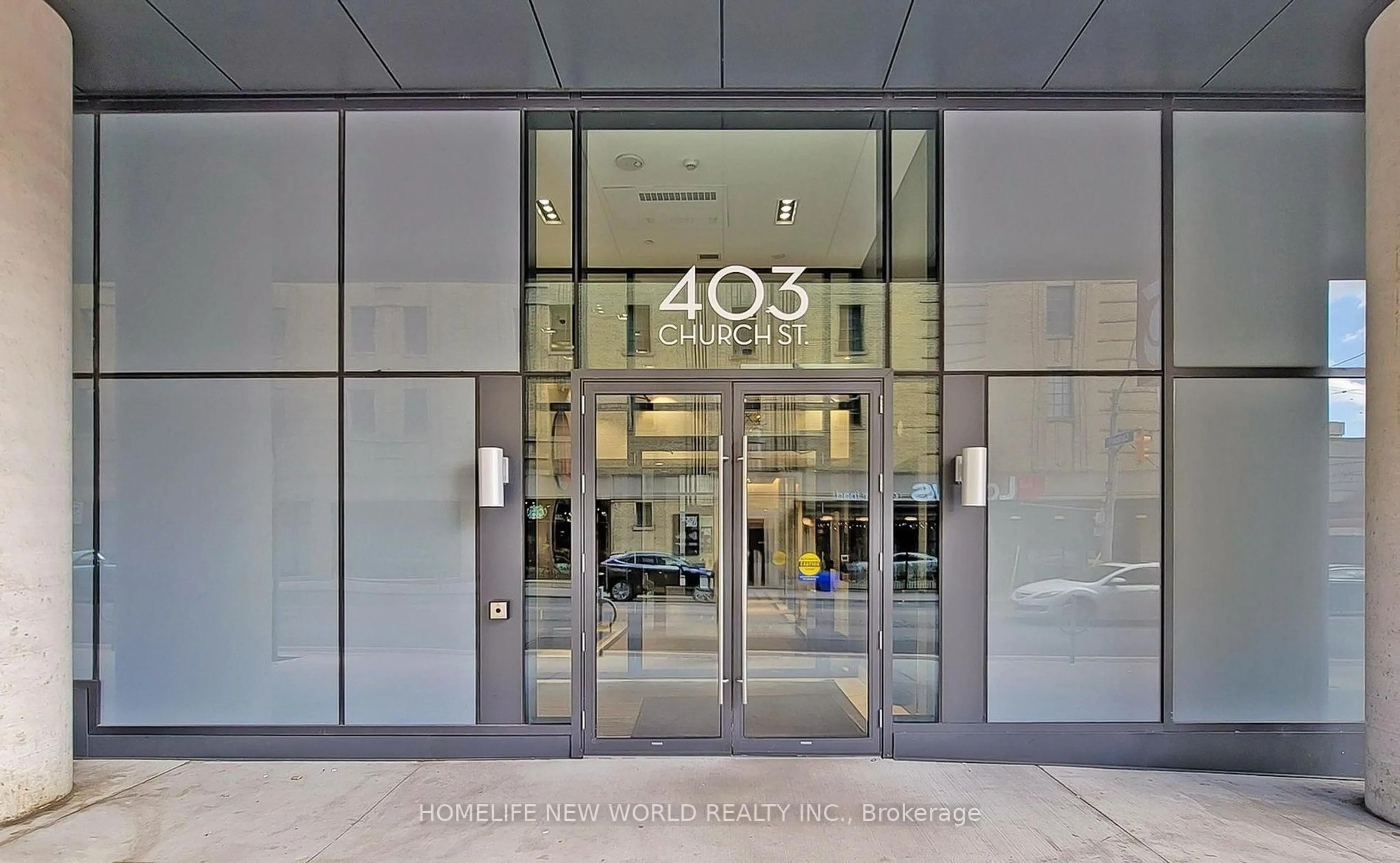 Indoor foyer for 403 Church St #2307, Toronto Ontario M4Y 2C2