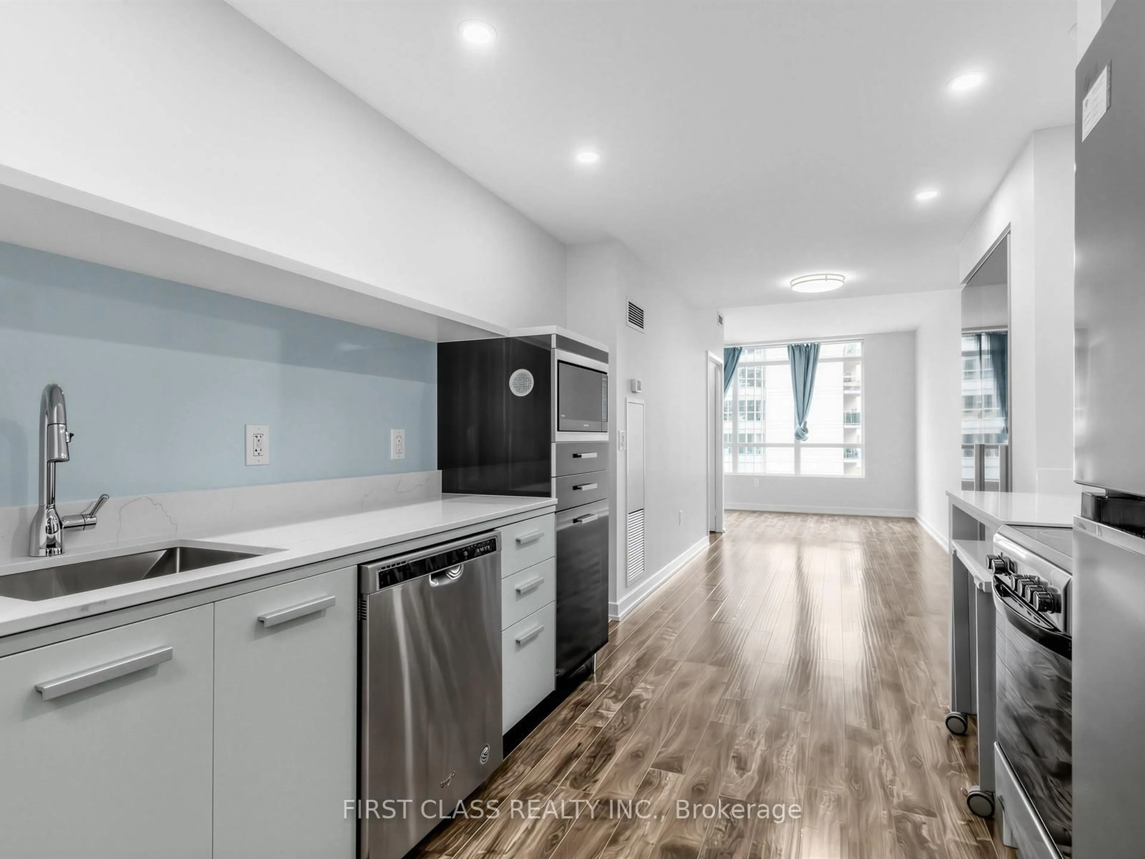 Open concept kitchen, unknown for 38 Dan Leckie Way #715, Toronto Ontario M5V 2V6