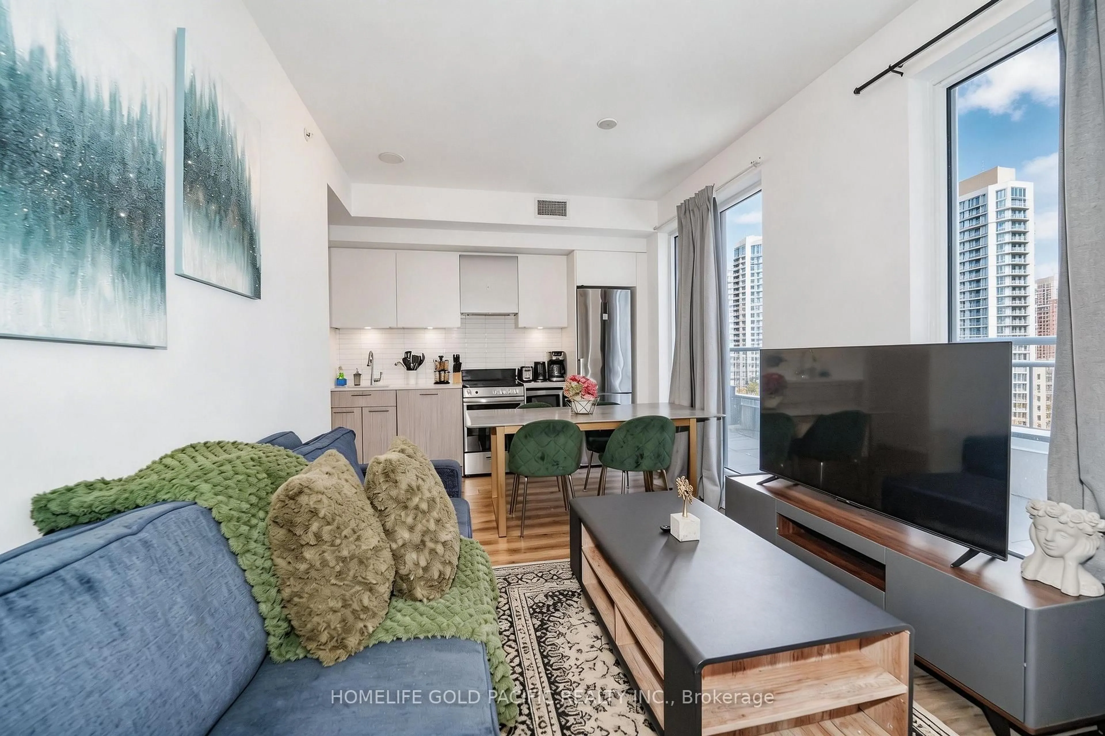 Living room with furniture, unknown for 251 Jarvis St #925, Toronto Ontario M5B 0C3