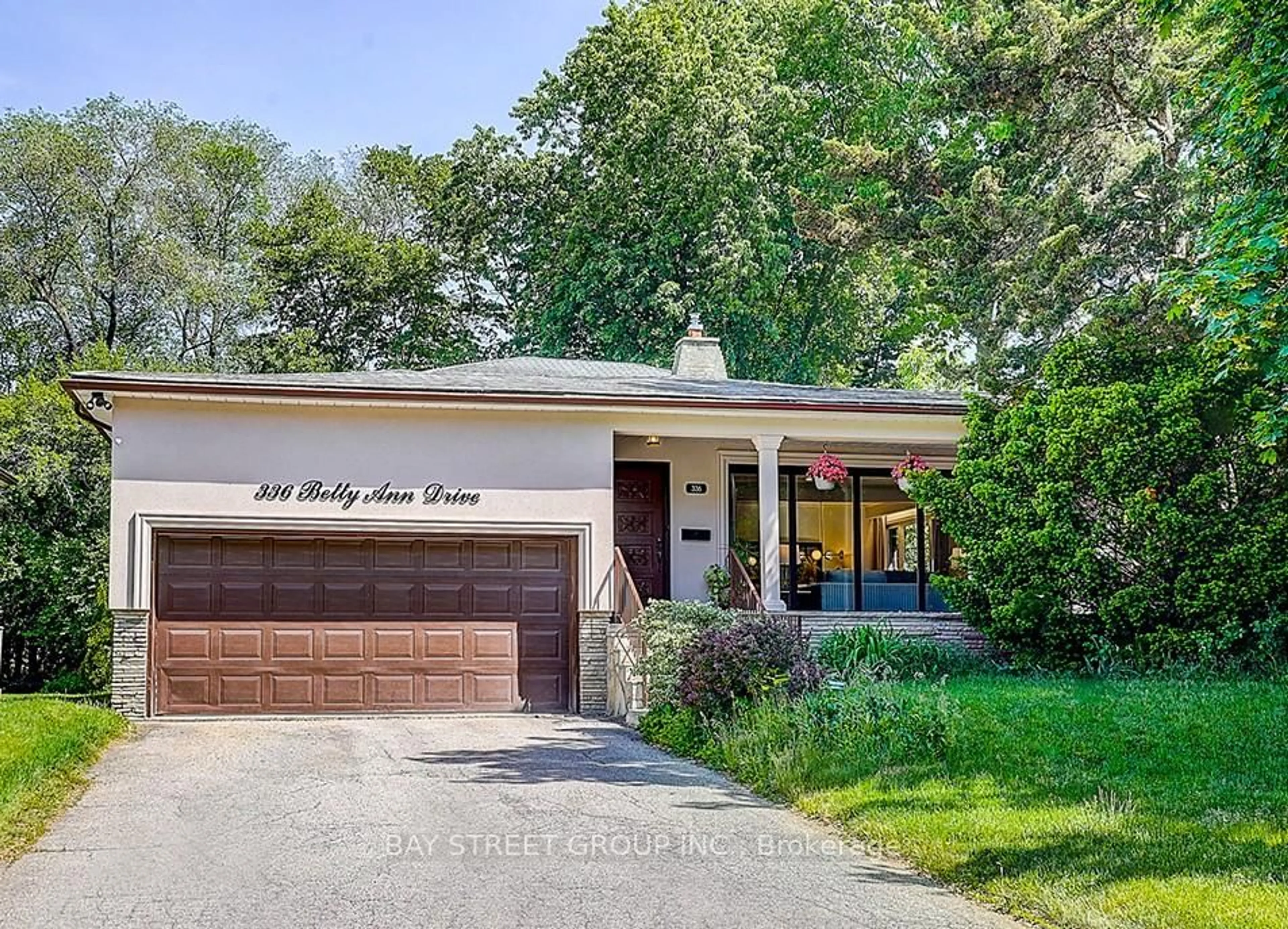 Home with brick exterior material, street for 336 Betty Ann Dr, Toronto Ontario M2R 1B3