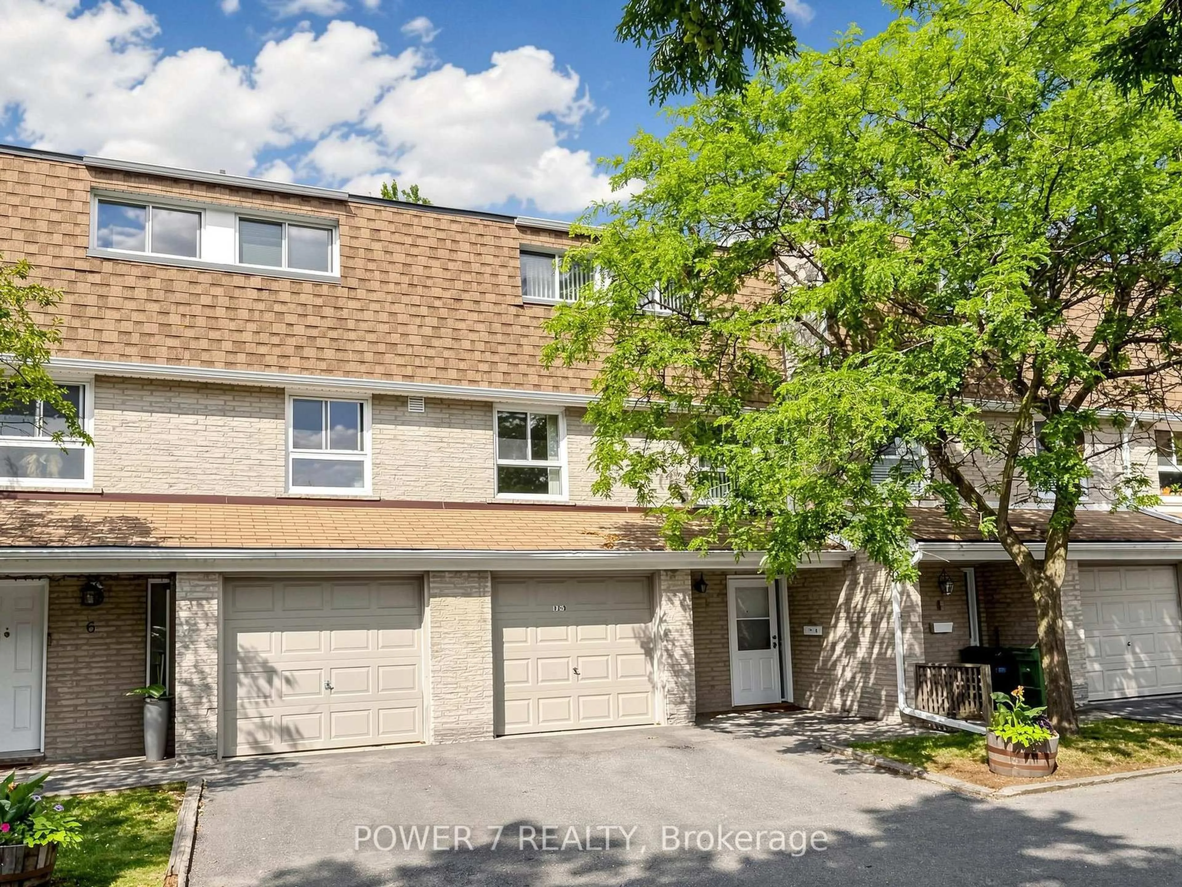 A pic from outside/outdoor area/front of a property/back of a property/a pic from drone, street for 77 Rameau Dr #5, Toronto Ontario M2H 1T6