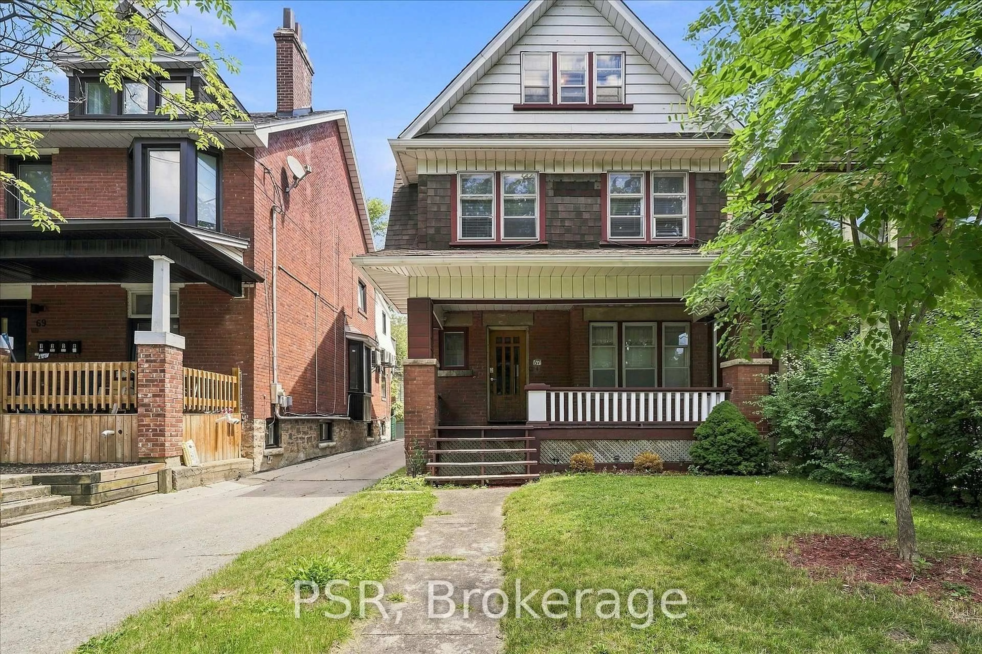 Home with brick exterior material, street for 67 Oakwood Ave, Toronto Ontario M6H 2V7