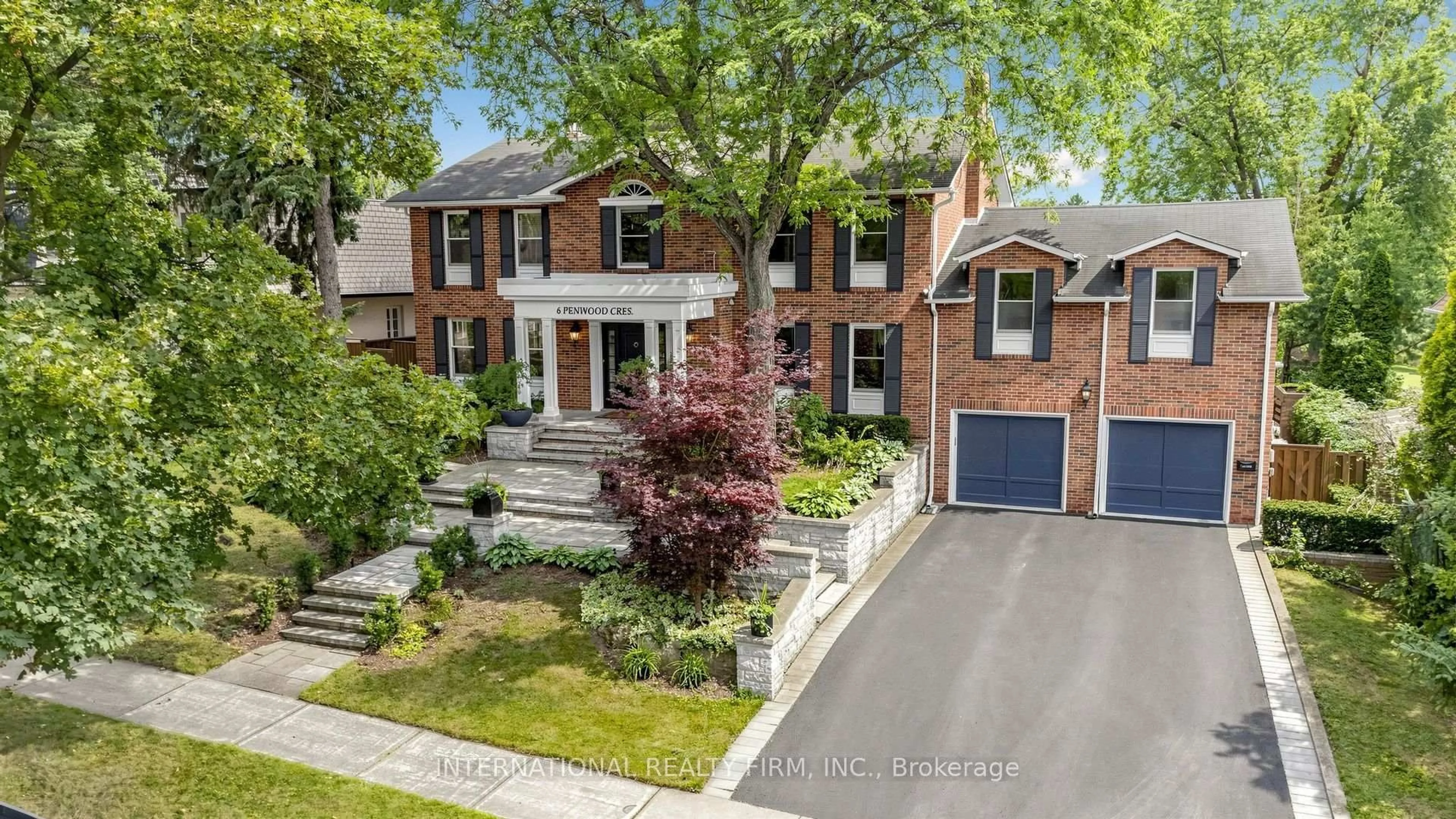 Home with brick exterior material, street for 6 Penwood Cres, Toronto Ontario M3B 2B9