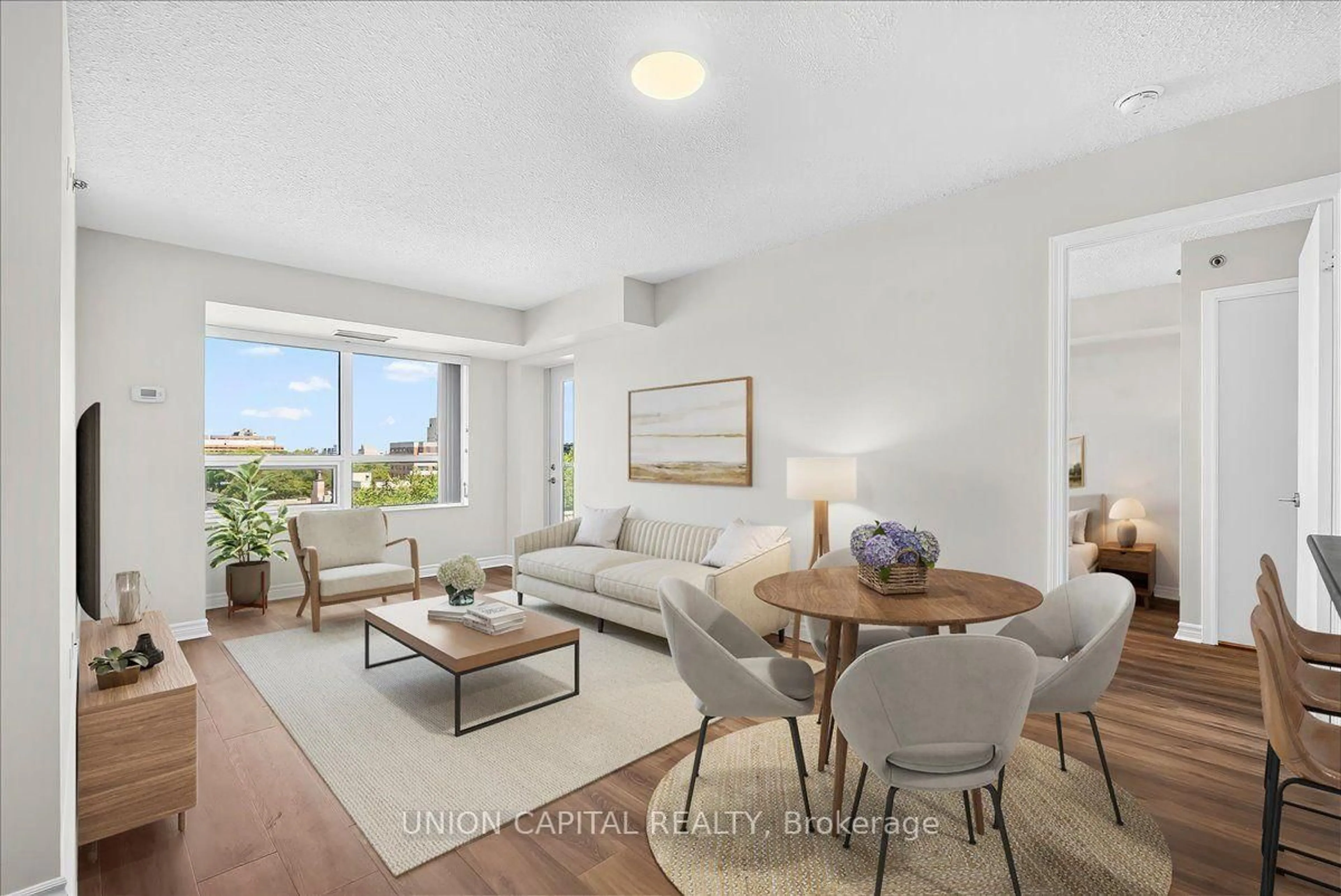 Living room with furniture, unknown for 35 Saranac Blvd #609, Toronto Ontario M6A 2G4