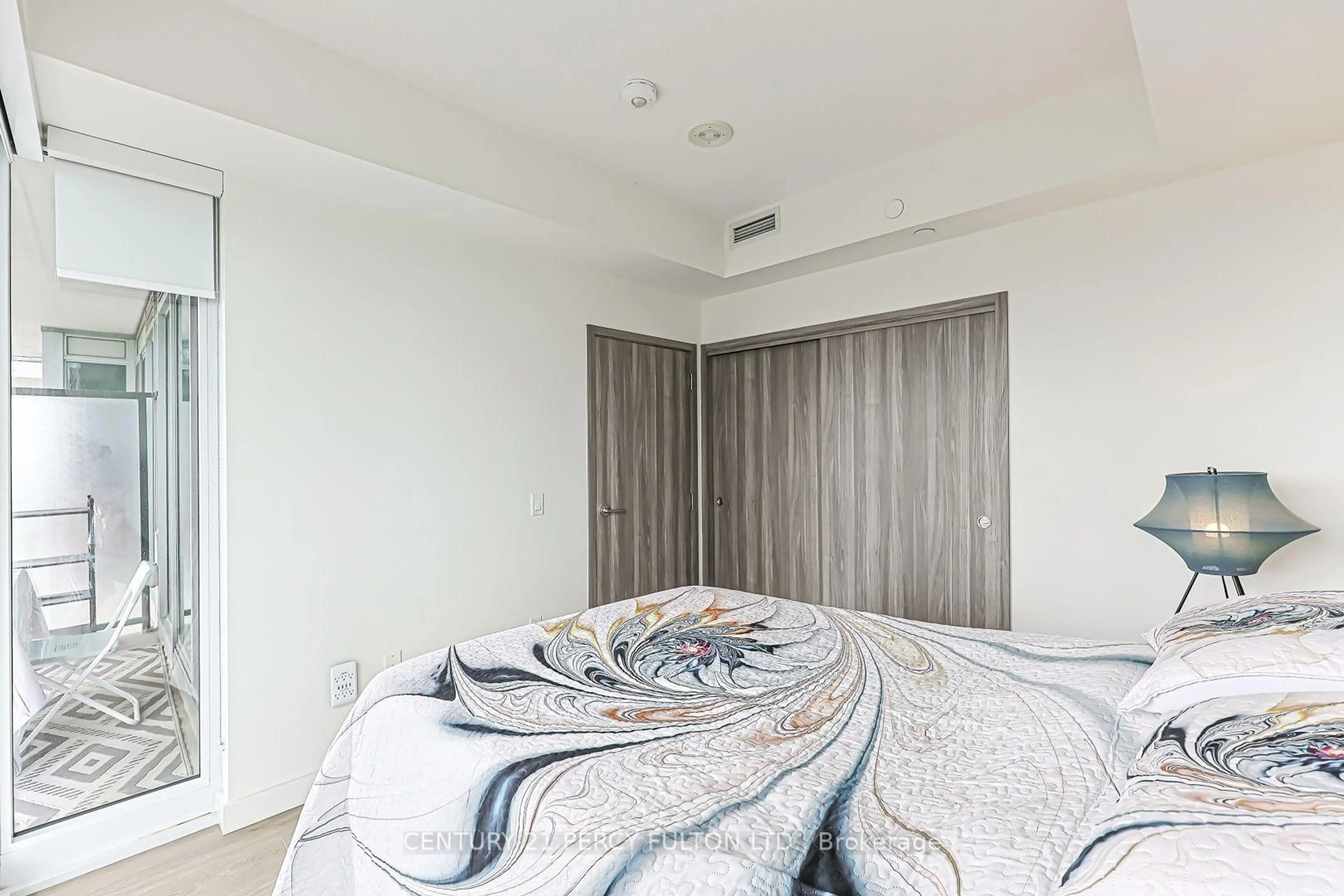 Bedroom with bed, unknown for 95 McMahon Dr #2207, Toronto Ontario M2K 0H2