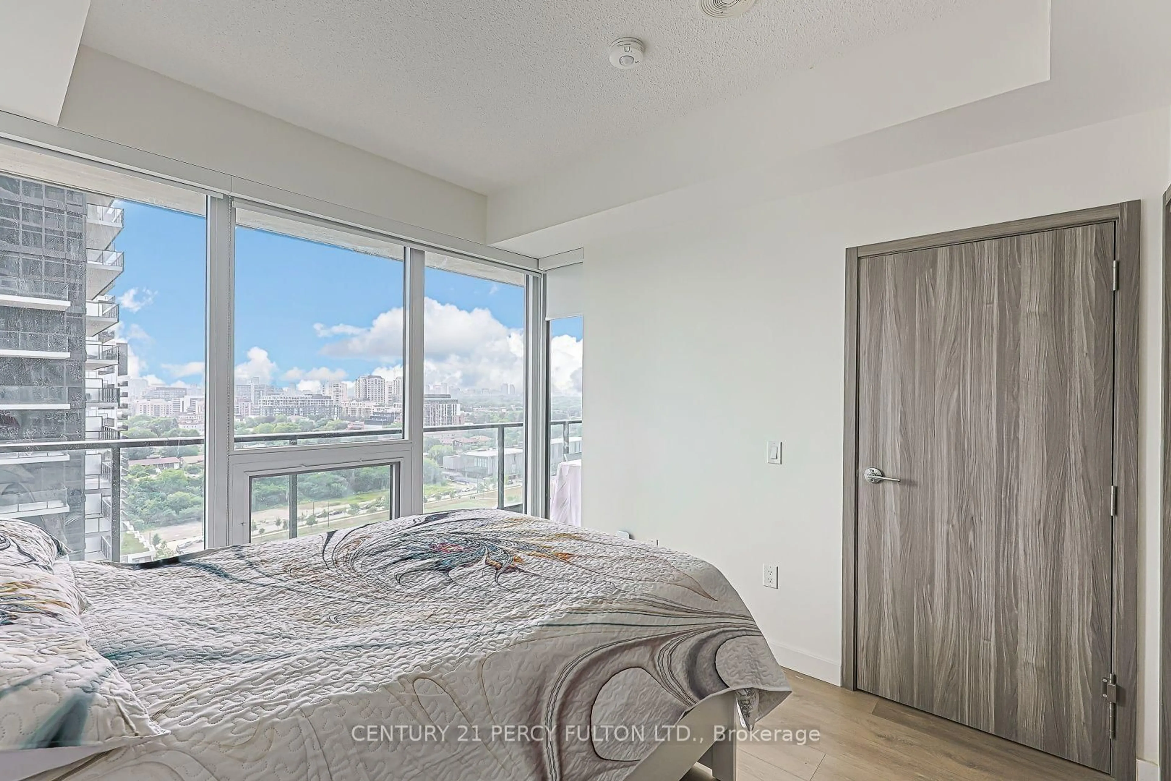 Bedroom with bed, unknown for 95 McMahon Dr #2207, Toronto Ontario M2K 0H2