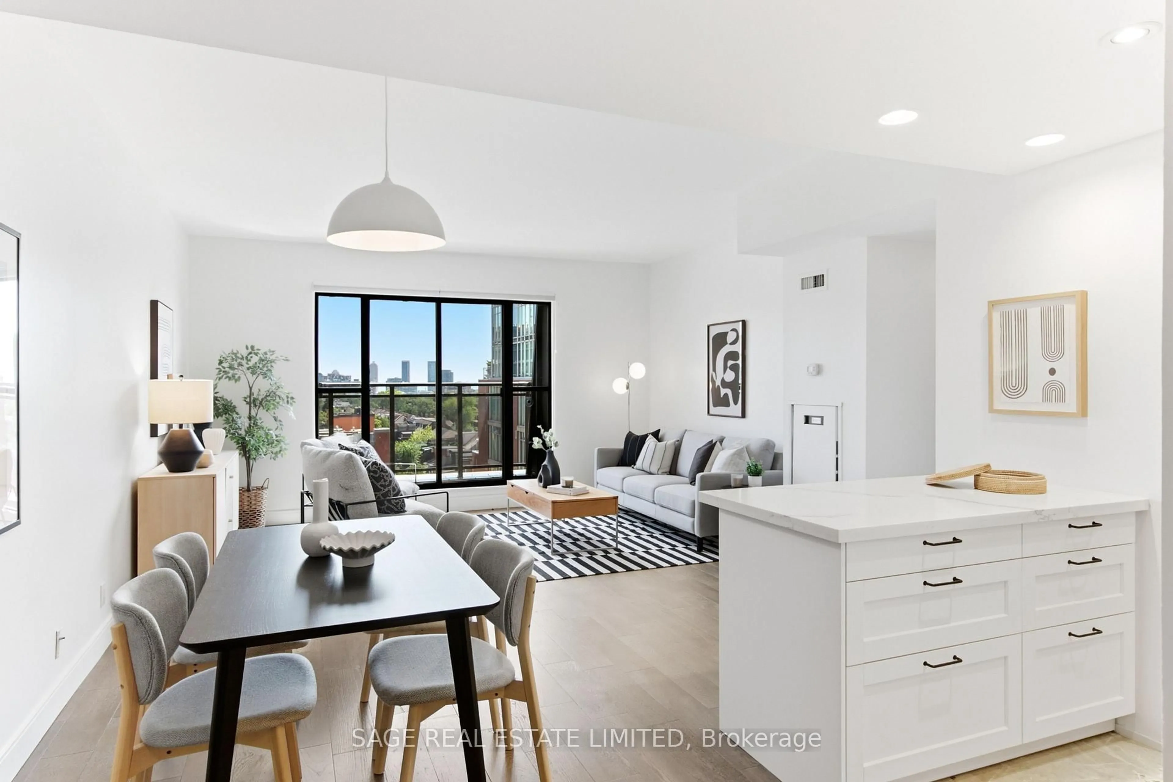 Open concept kitchen, unknown for 456 College St #801, Toronto Ontario M6G 4A3