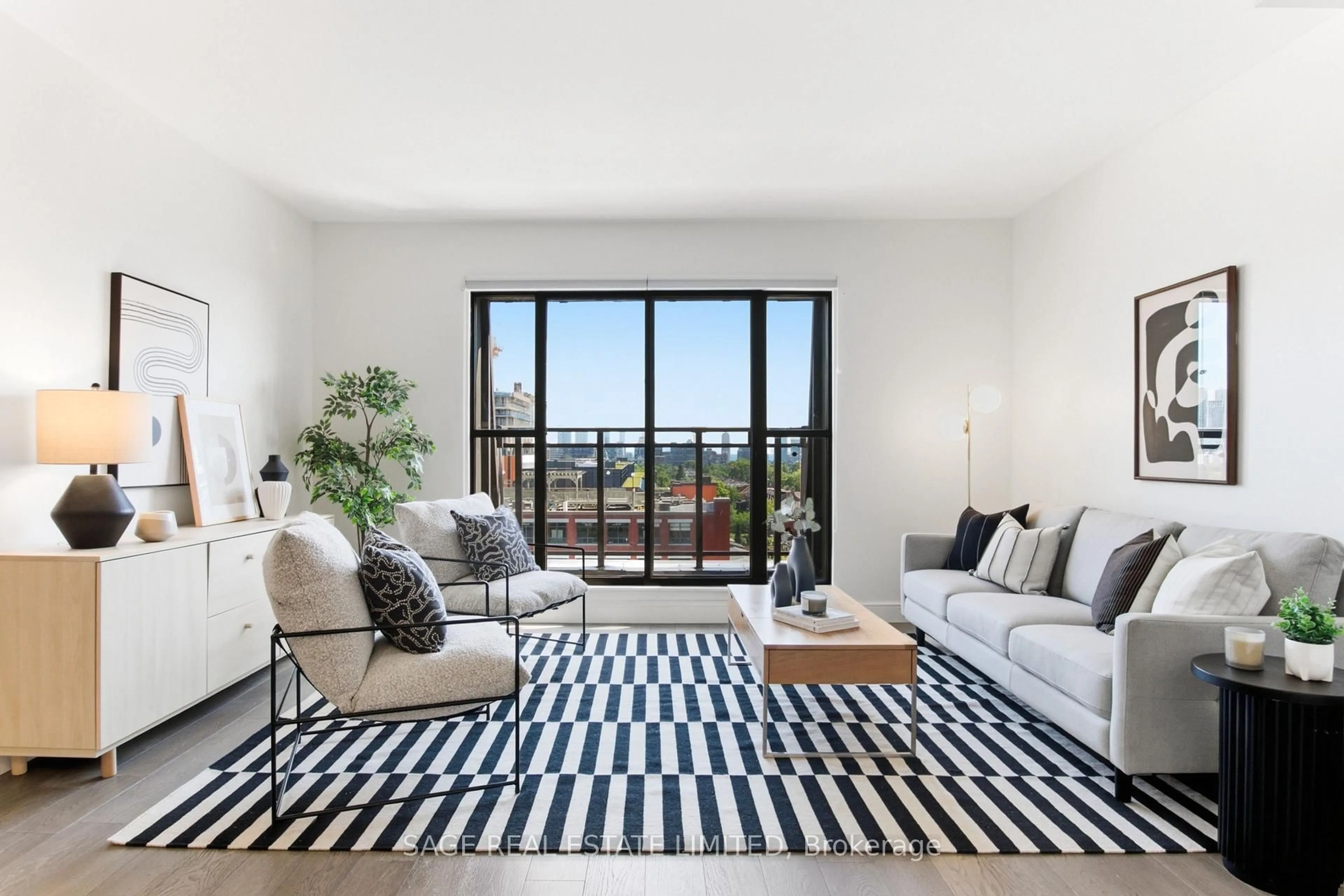 Living room with furniture, unknown for 456 College St #801, Toronto Ontario M6G 4A3