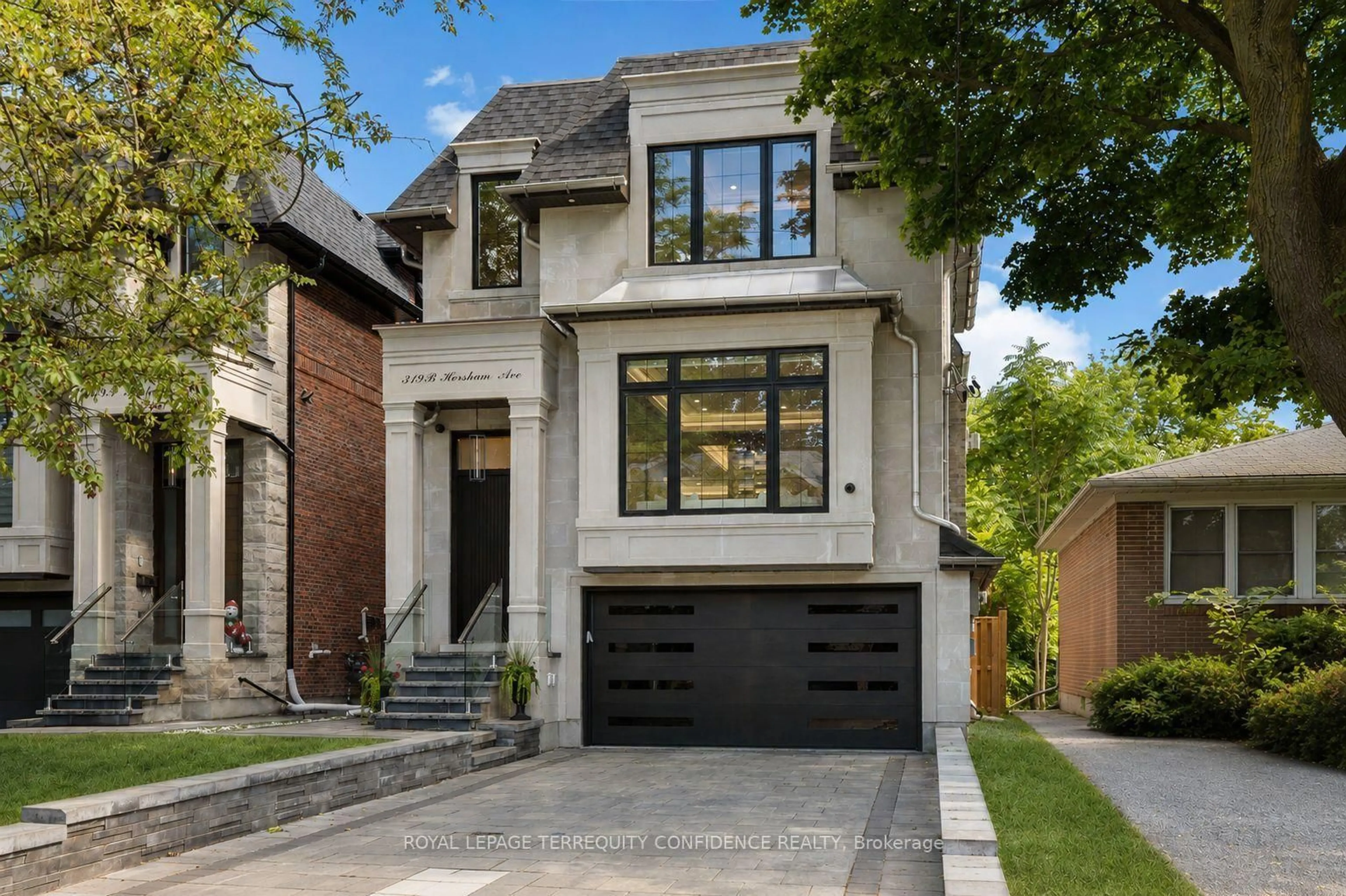 Home with brick exterior material, street for 319B Horsham Ave, Toronto Ontario M2R 1G7
