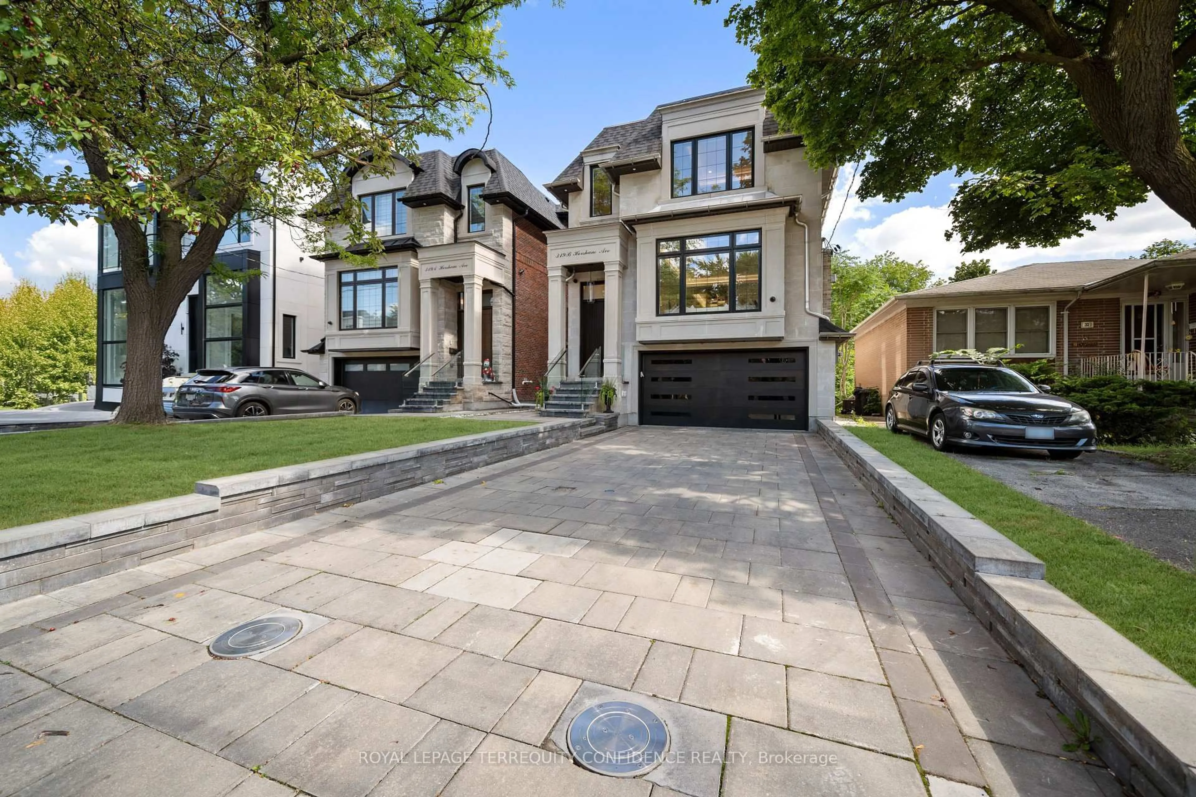 Home with brick exterior material, street for 319B Horsham Ave, Toronto Ontario M2R 1G7