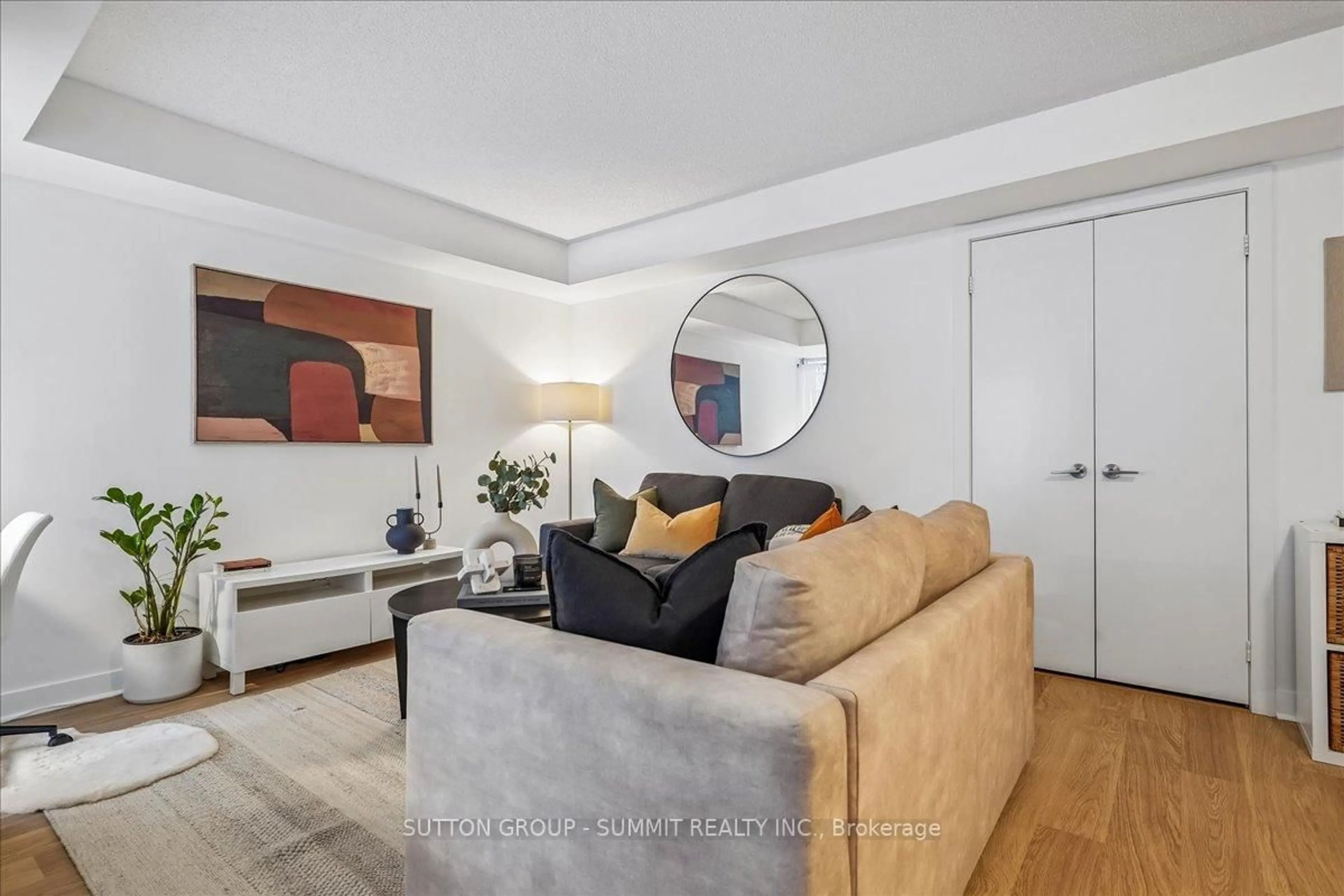 Living room with furniture, unknown for 100 Western Battery Rd #1012, Toronto Ontario M6K 3S2