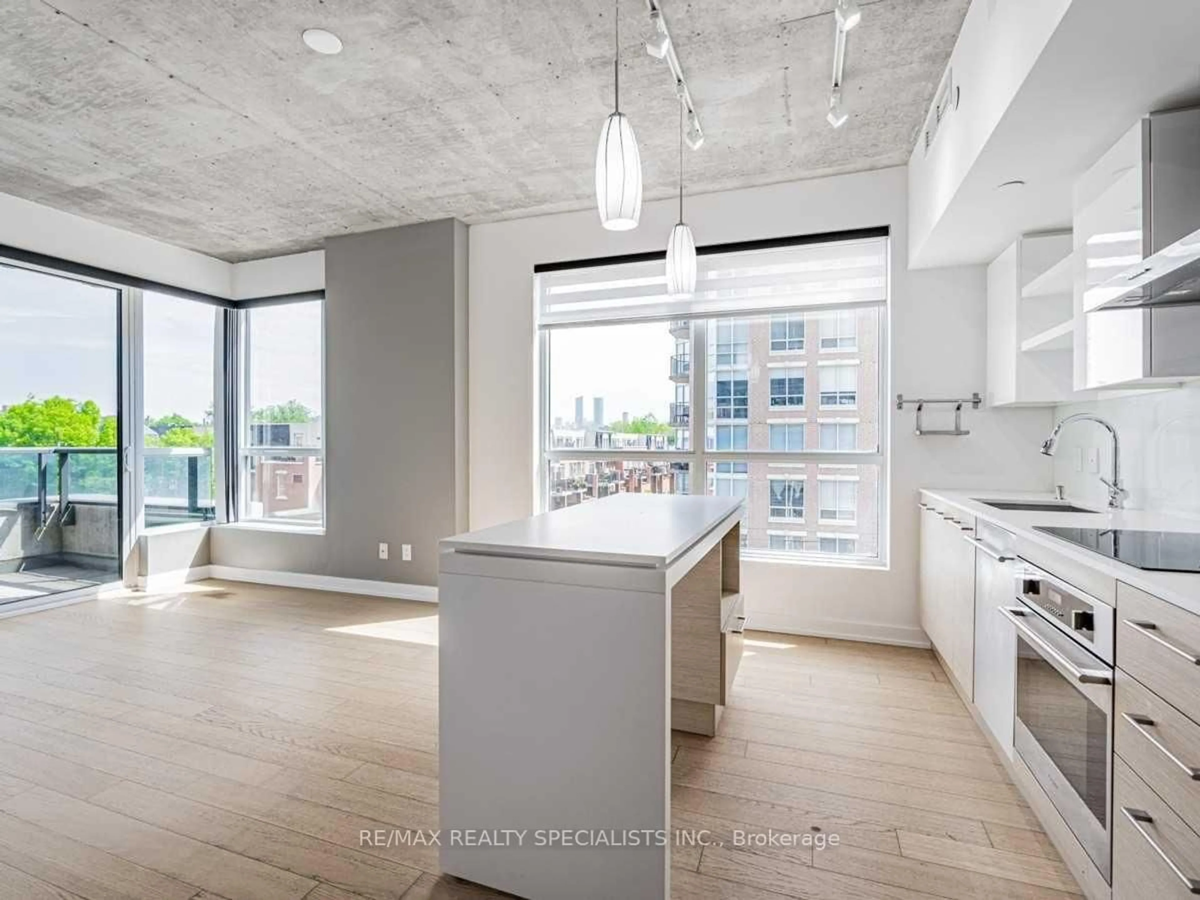 Open concept kitchen, unknown for 1030 King St #320, Toronto Ontario M6K 0B4