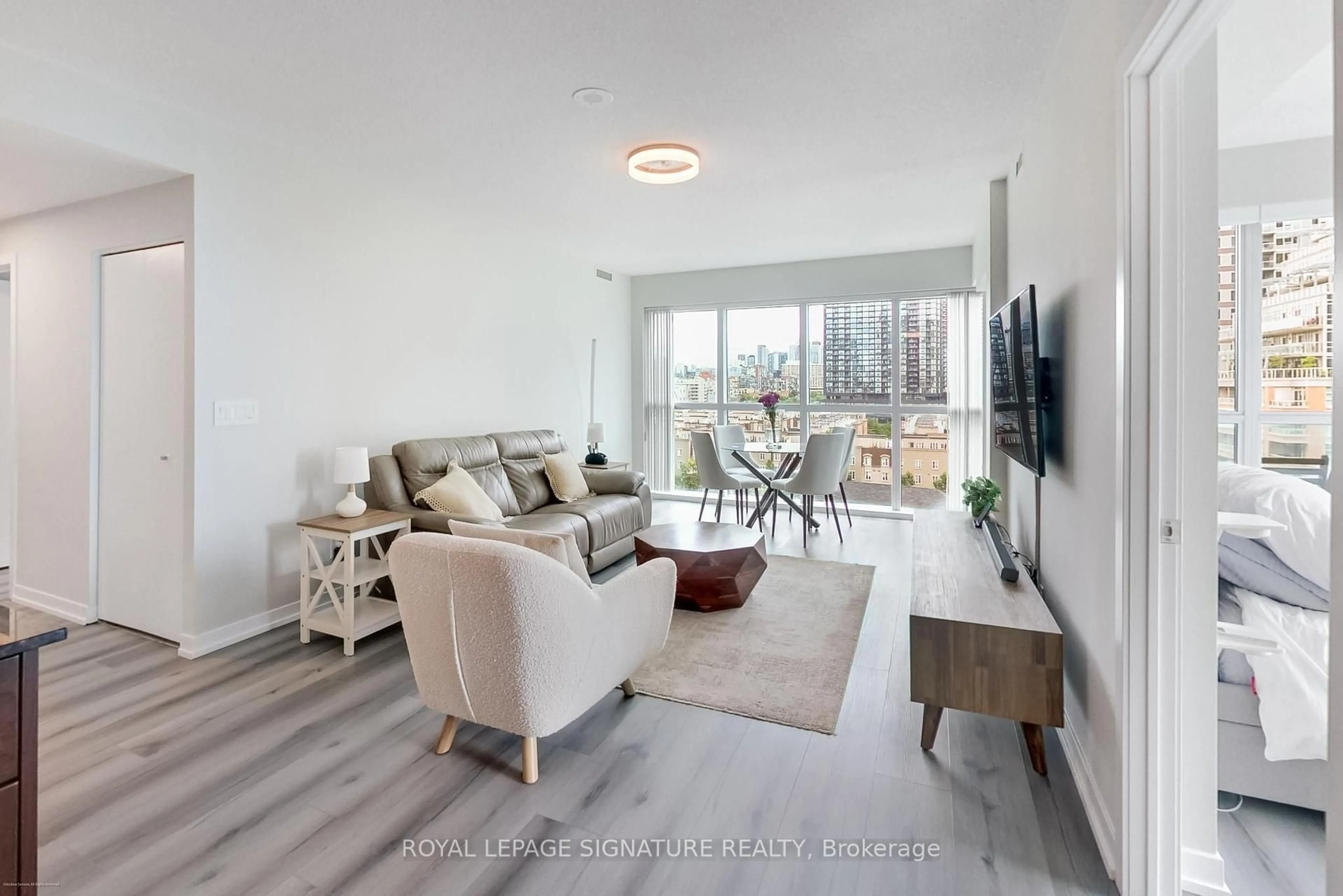 Living room with furniture, unknown for 69 Lynn Williams St #904, Toronto Ontario M6K 3R7