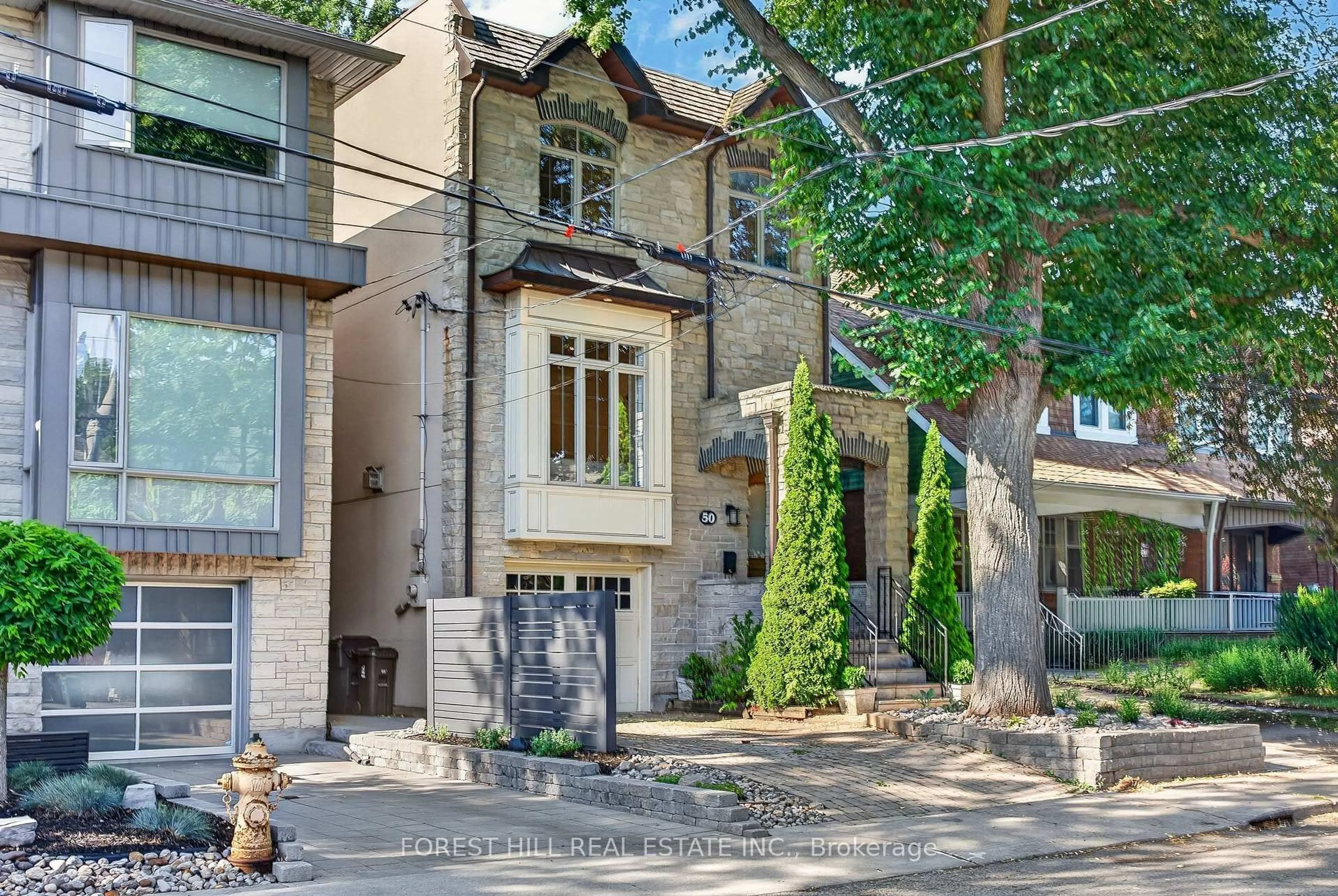 Home with brick exterior material, street for 50 Bowood Ave, Toronto Ontario M4N 1Y4