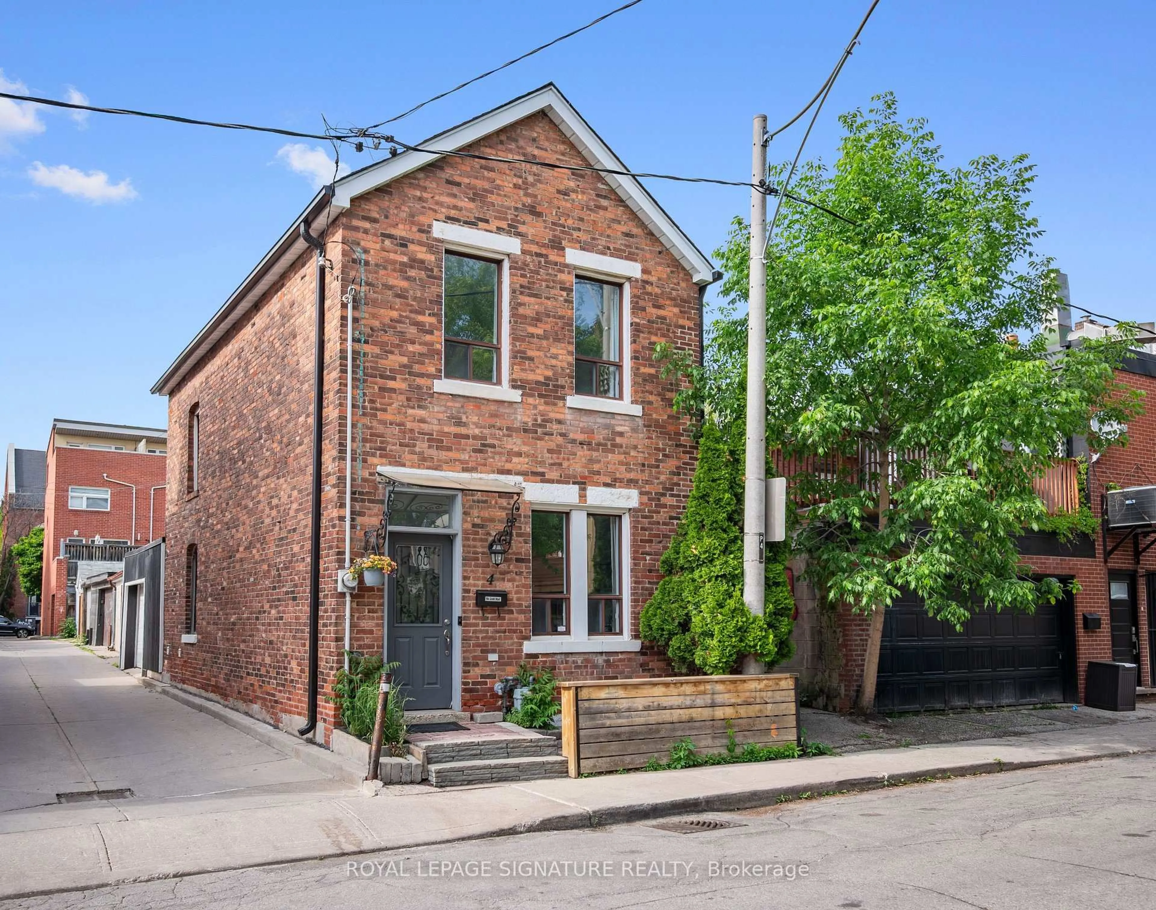 Home with brick exterior material, street for 4 Whitaker Ave, Toronto Ontario M6J 1A1