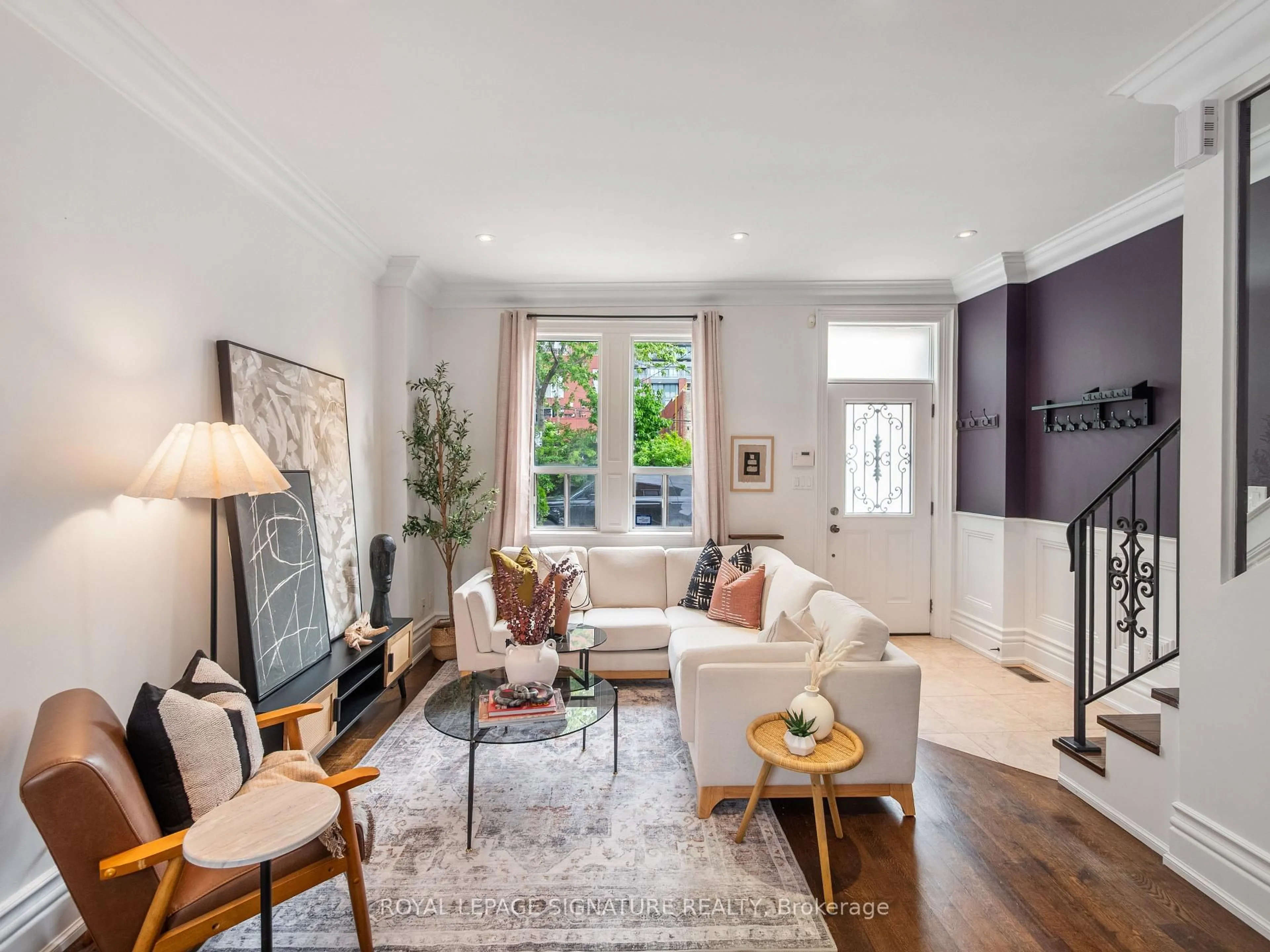 Living room with furniture, unknown for 4 Whitaker Ave, Toronto Ontario M6J 1A1