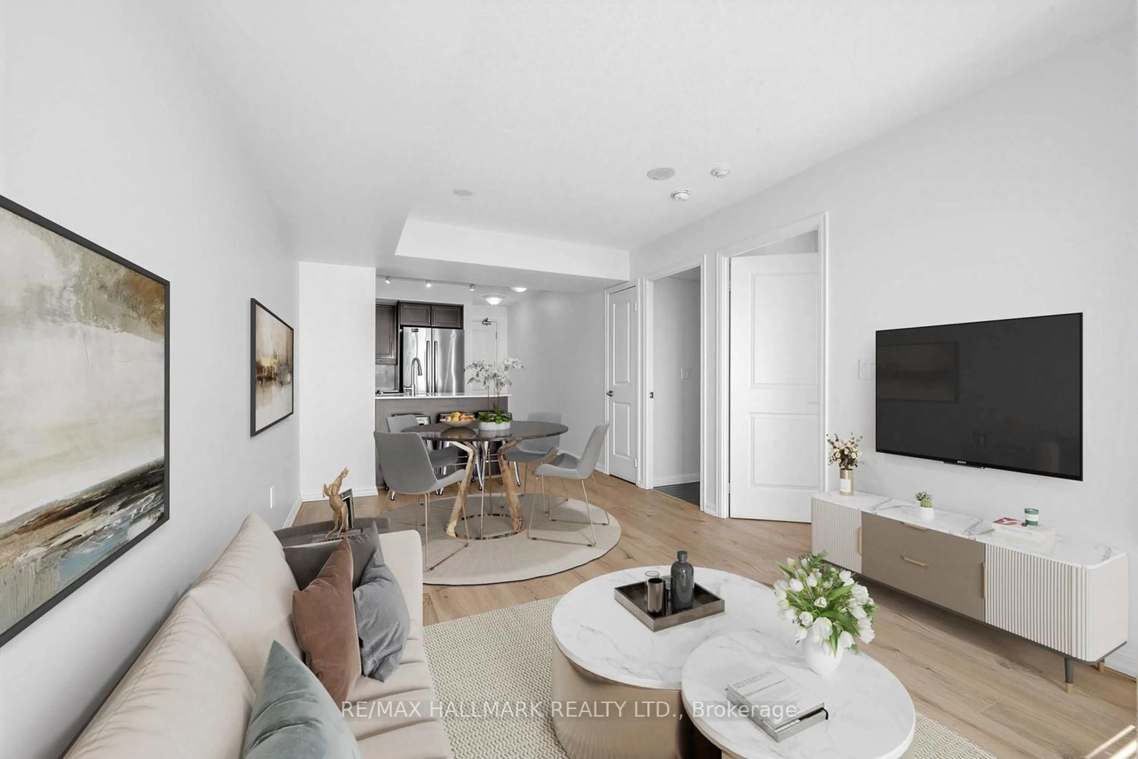 Living room with furniture, unknown for 75 East Liberty St #1004, Toronto Ontario M6K 3R3
