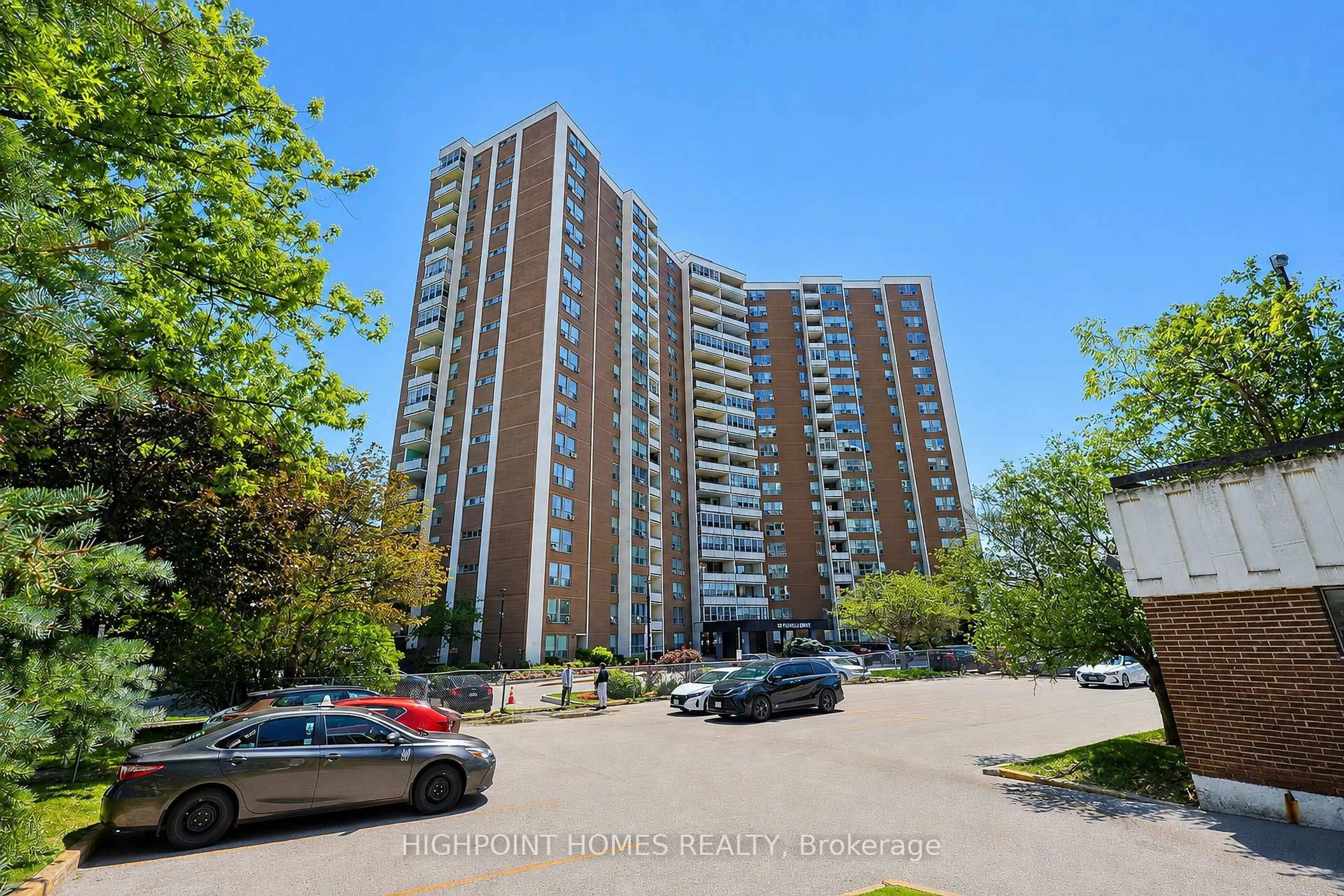 A pic from outside/outdoor area/front of a property/back of a property/a pic from drone, unknown for 60 Pavane Link Way #301, Toronto Ontario M3C 1A1