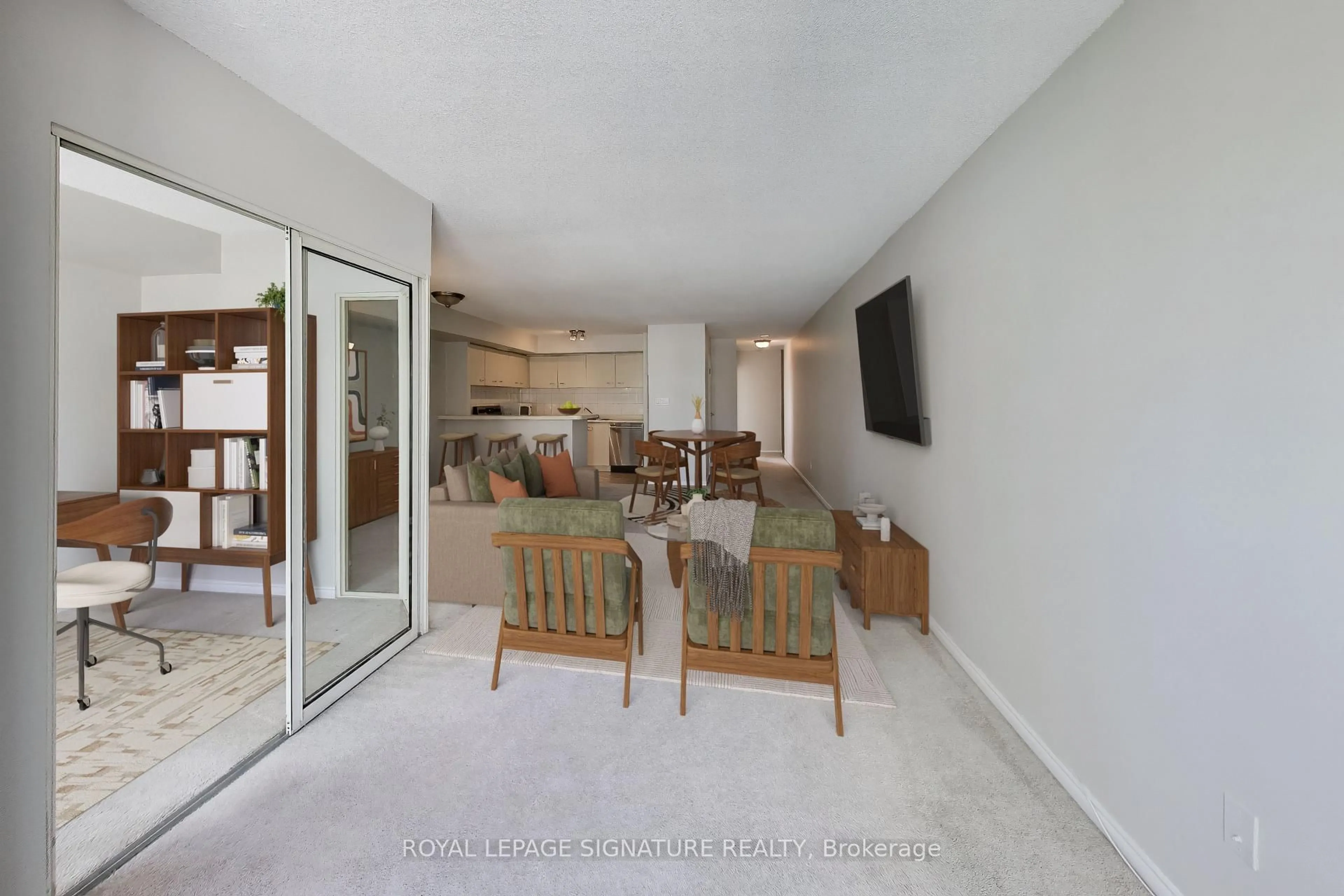Living room with furniture, unknown for 25 The Esplanade #2313, Toronto Ontario M5E 1W5
